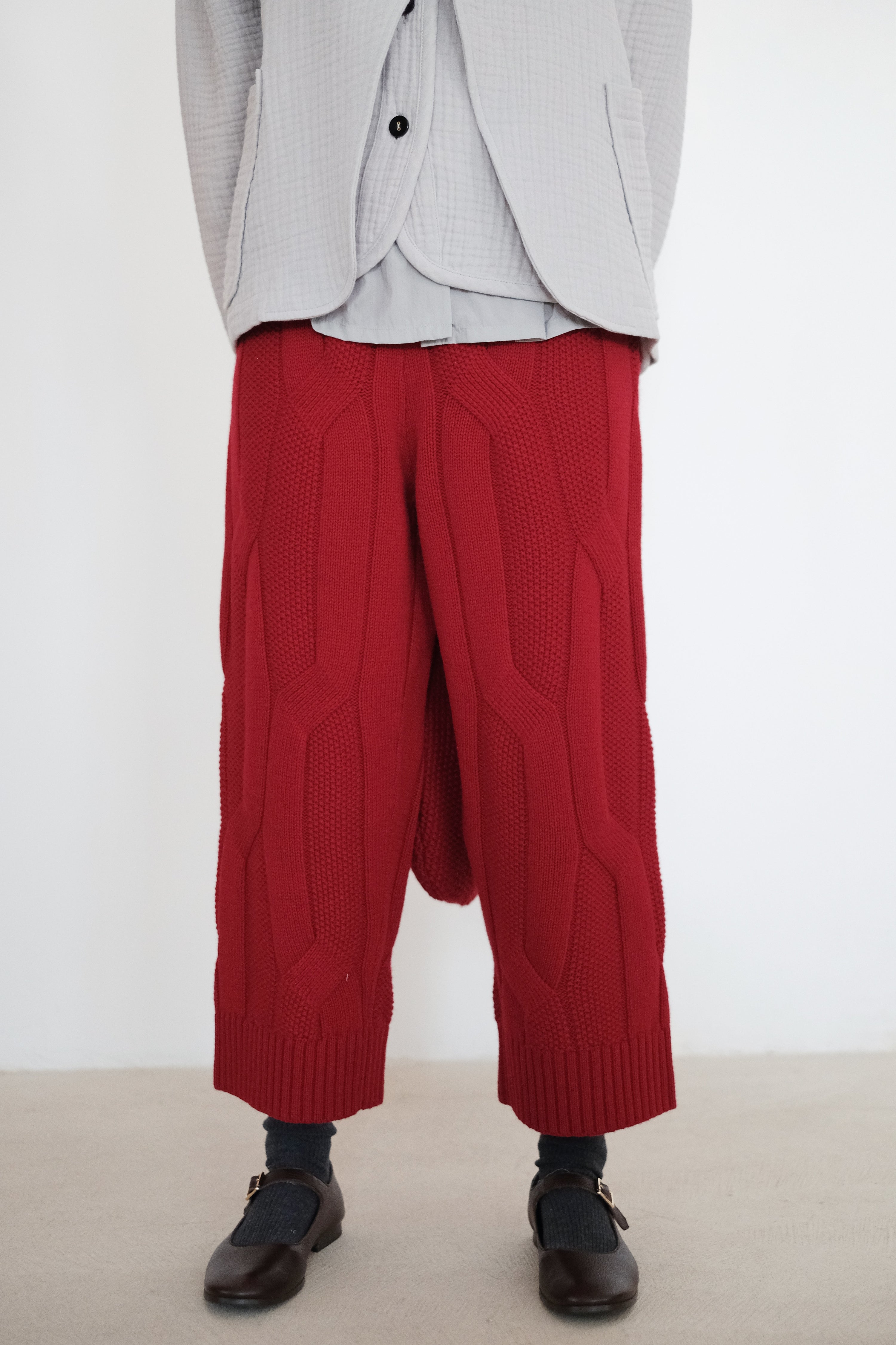 MYA PANT IN CASHMERE (ROSE MADDER)