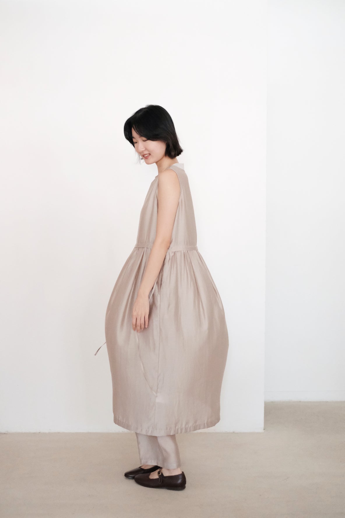 MILLET DRESS (KHAKI)