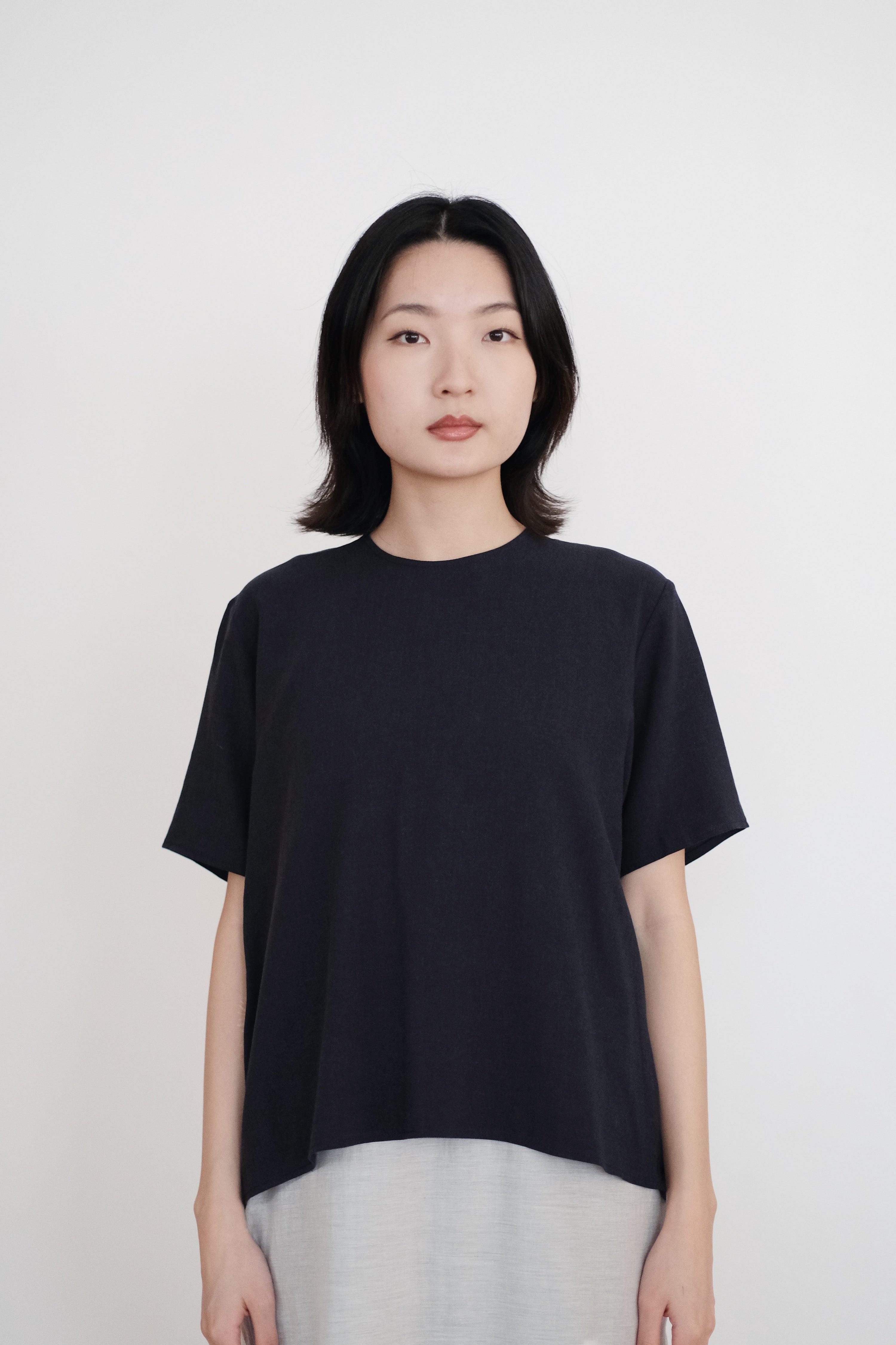 AMELIA BLOUSE (NAVY)