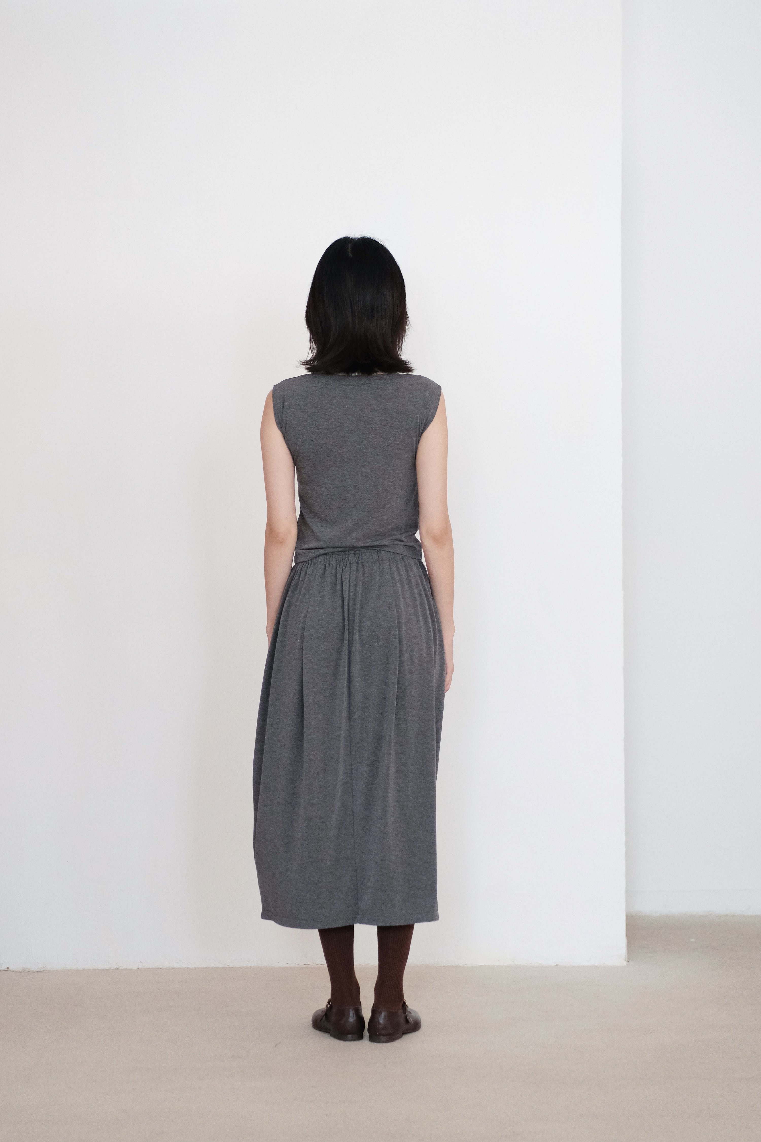 AISHA SKIRT (GREY)