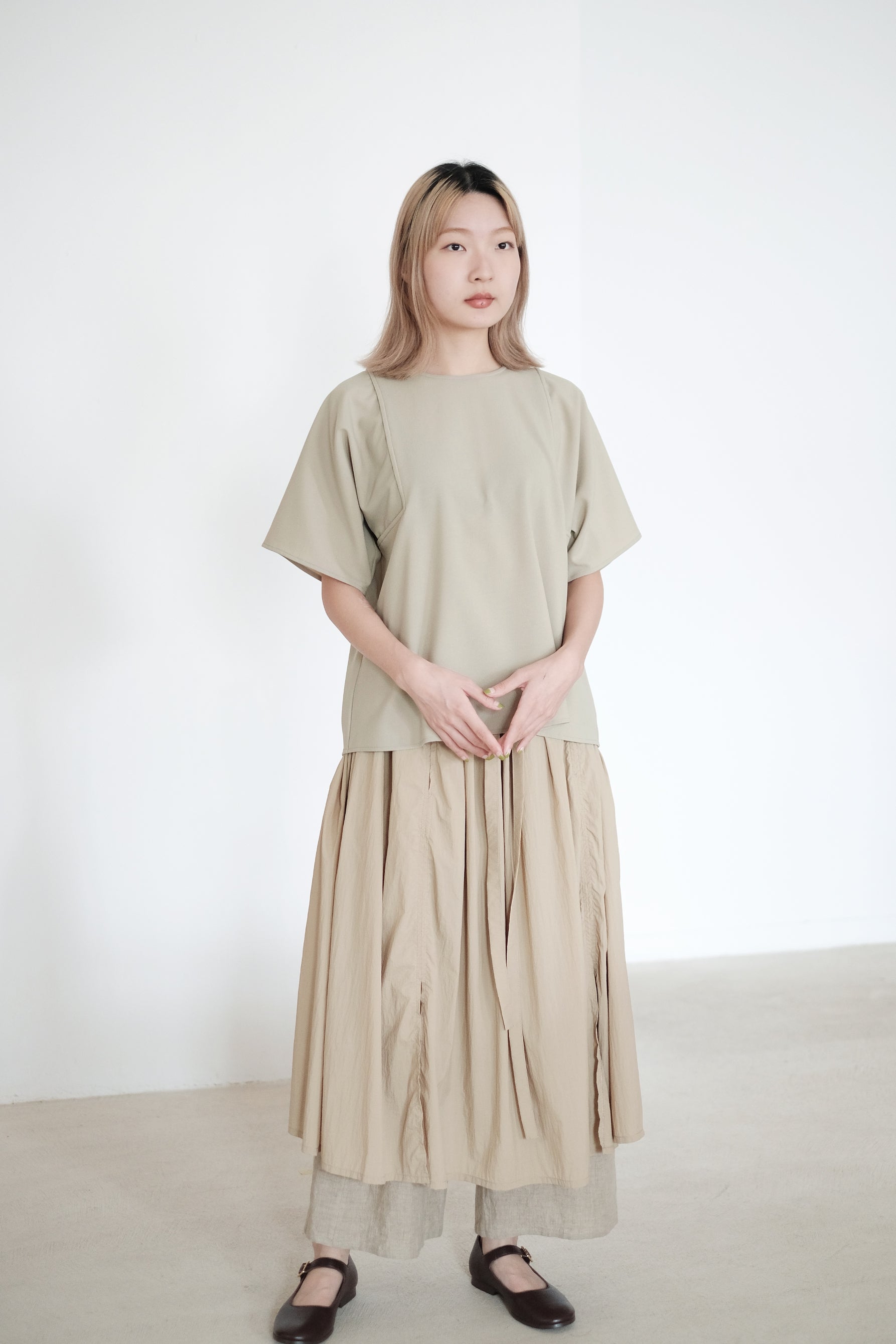 MEGUMI BLOUSE (MATCHA)