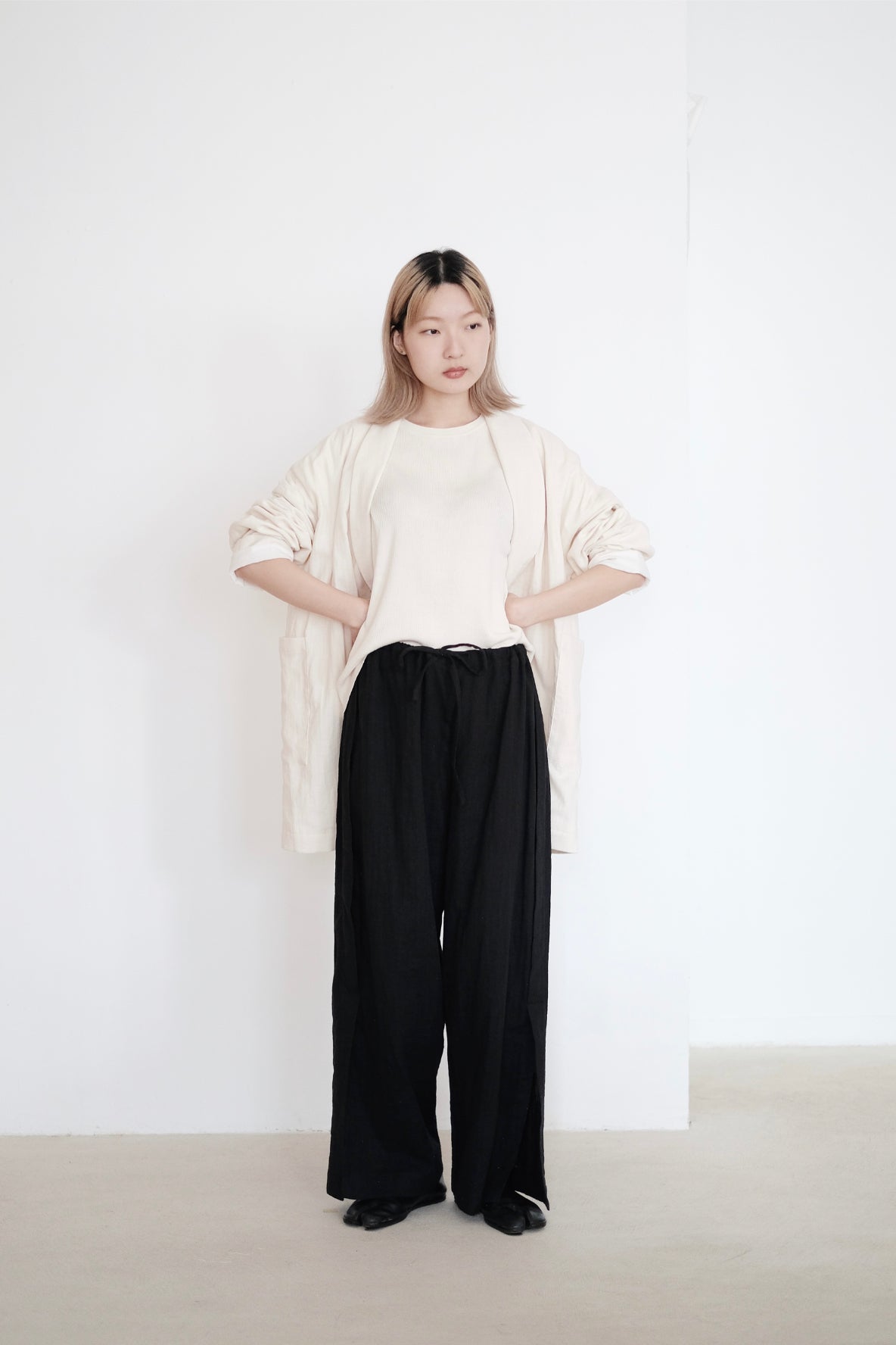 LACADIA KNIT TEE (VANILLA)