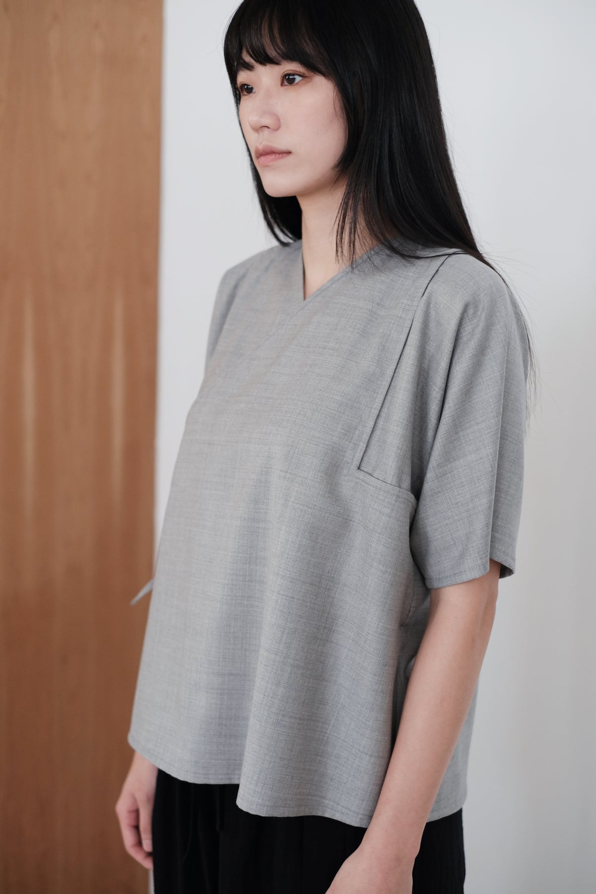 NAOMI BLOUSE (GREY)