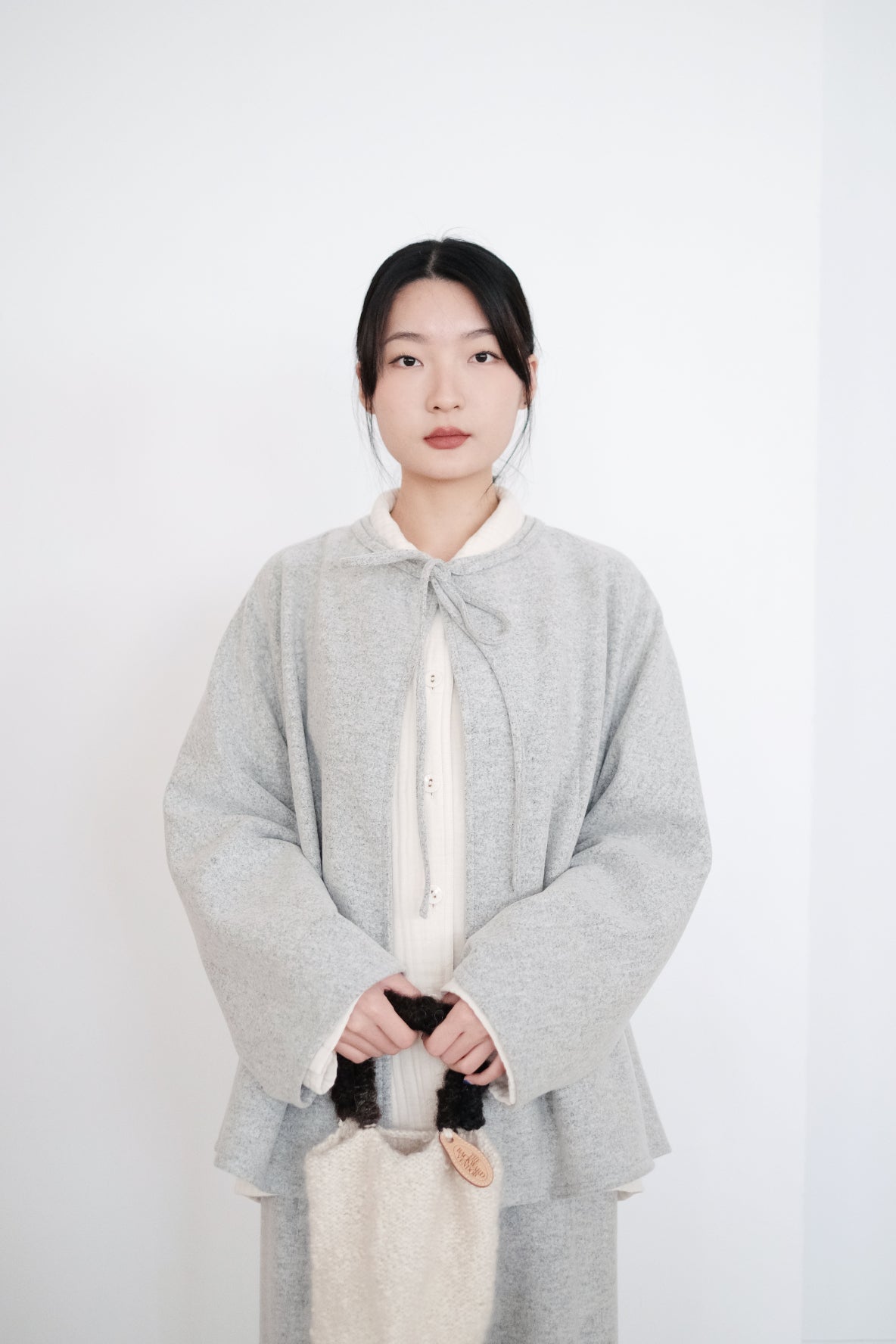 RUDOLPH DUFFLE COAT (SNOW GREY)