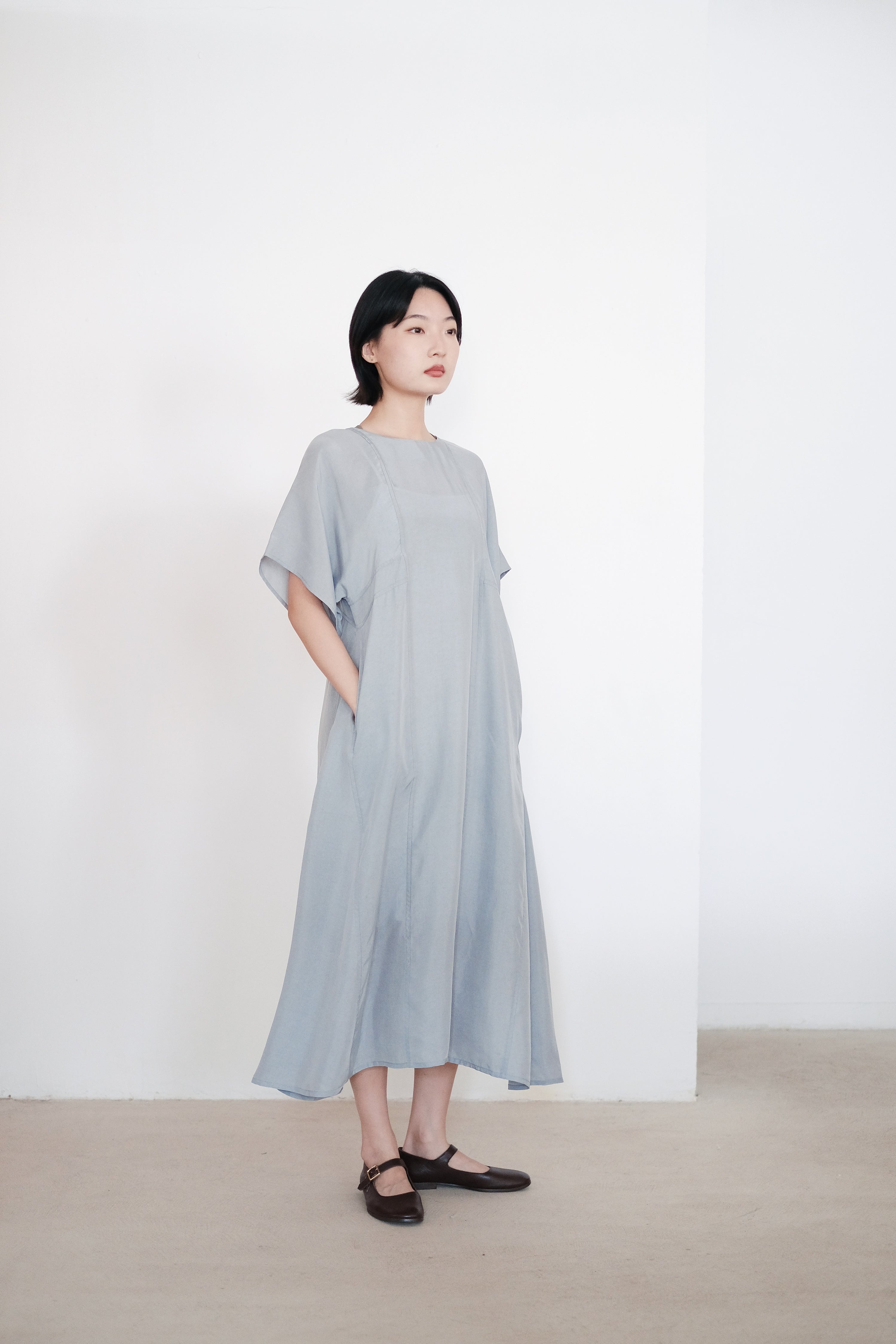 REI A-LINE DRESS (BLUE)