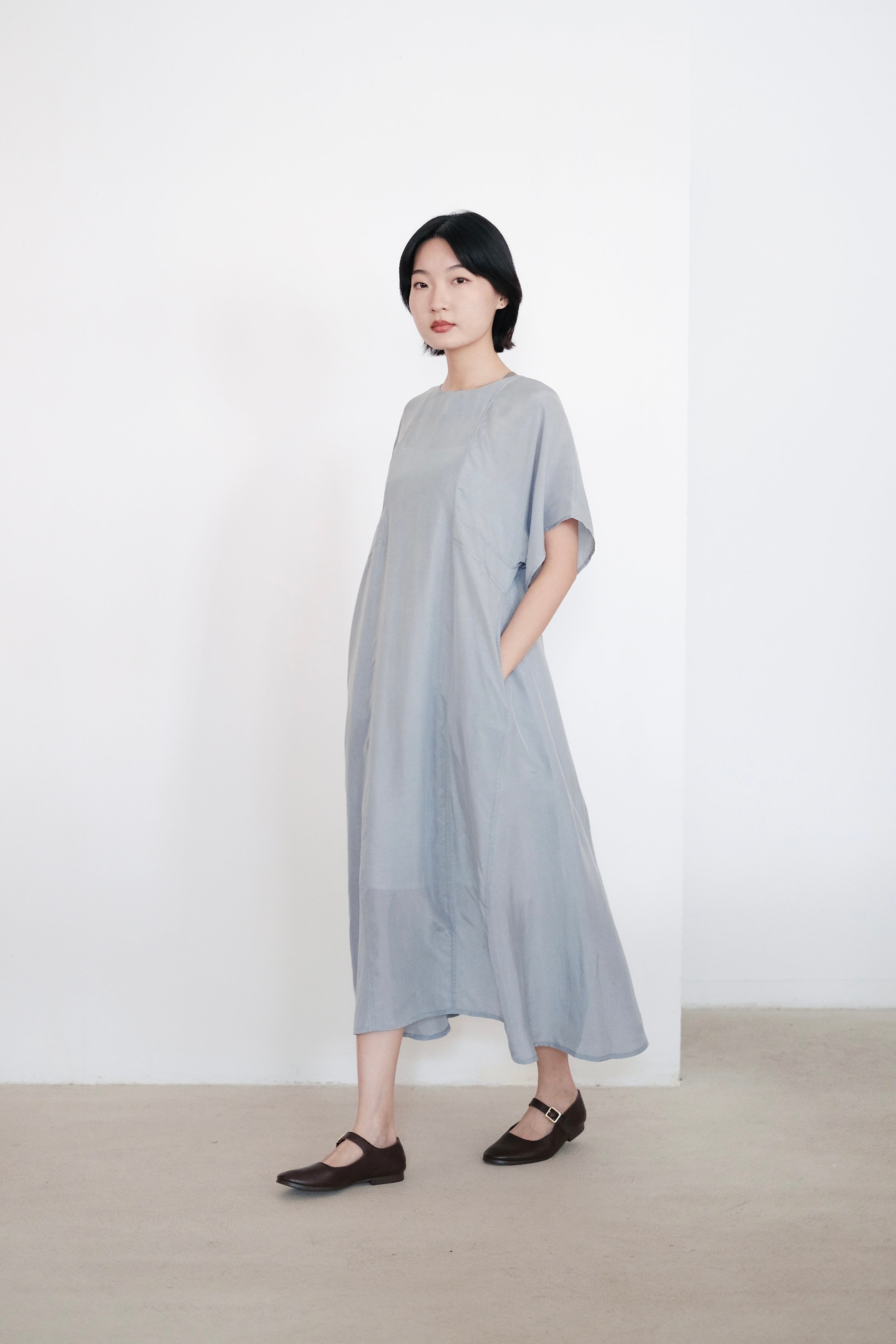 REI A-LINE DRESS (BLUE)