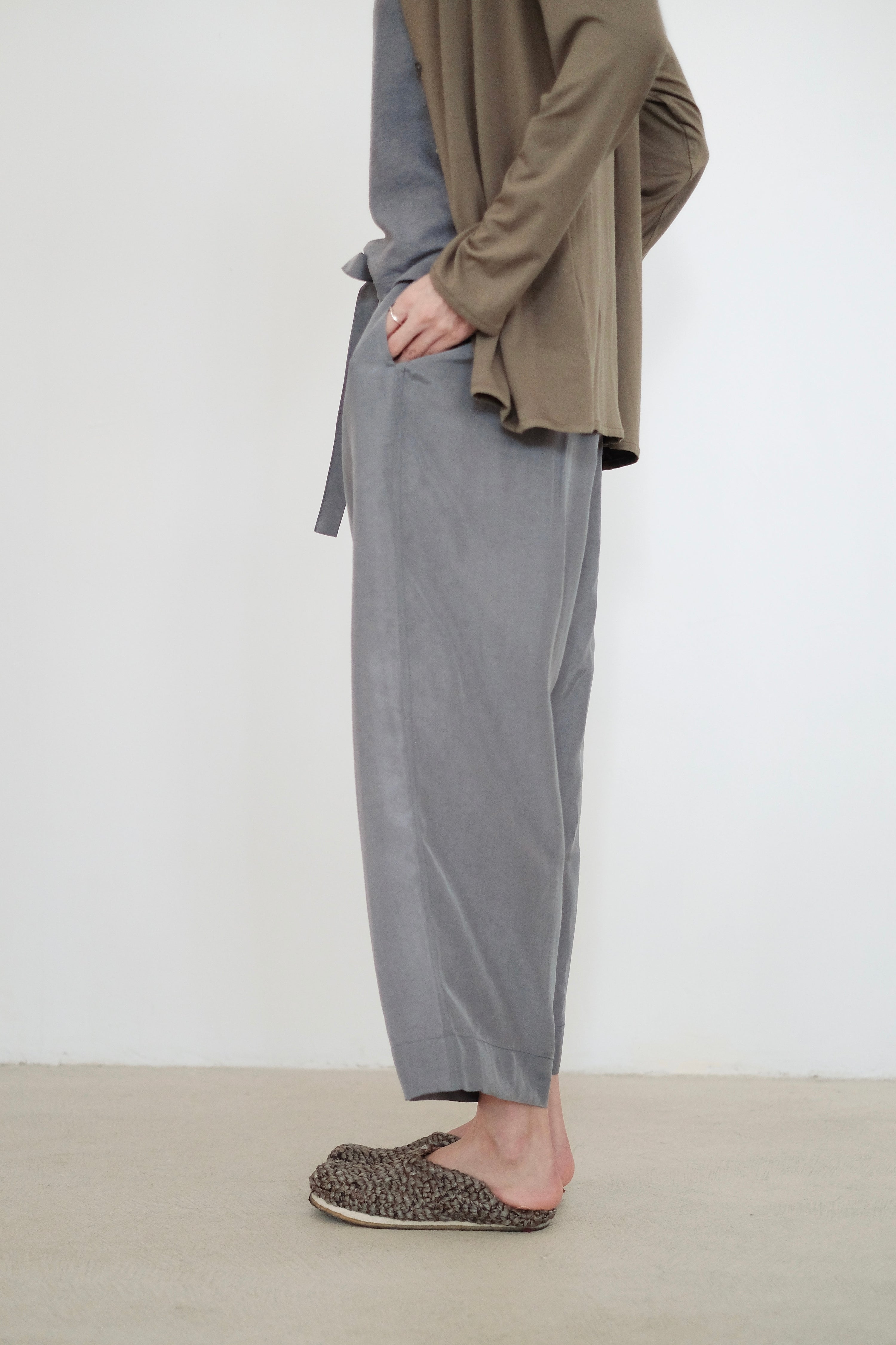 PARKER PANT (GREY) IN BEMBERG