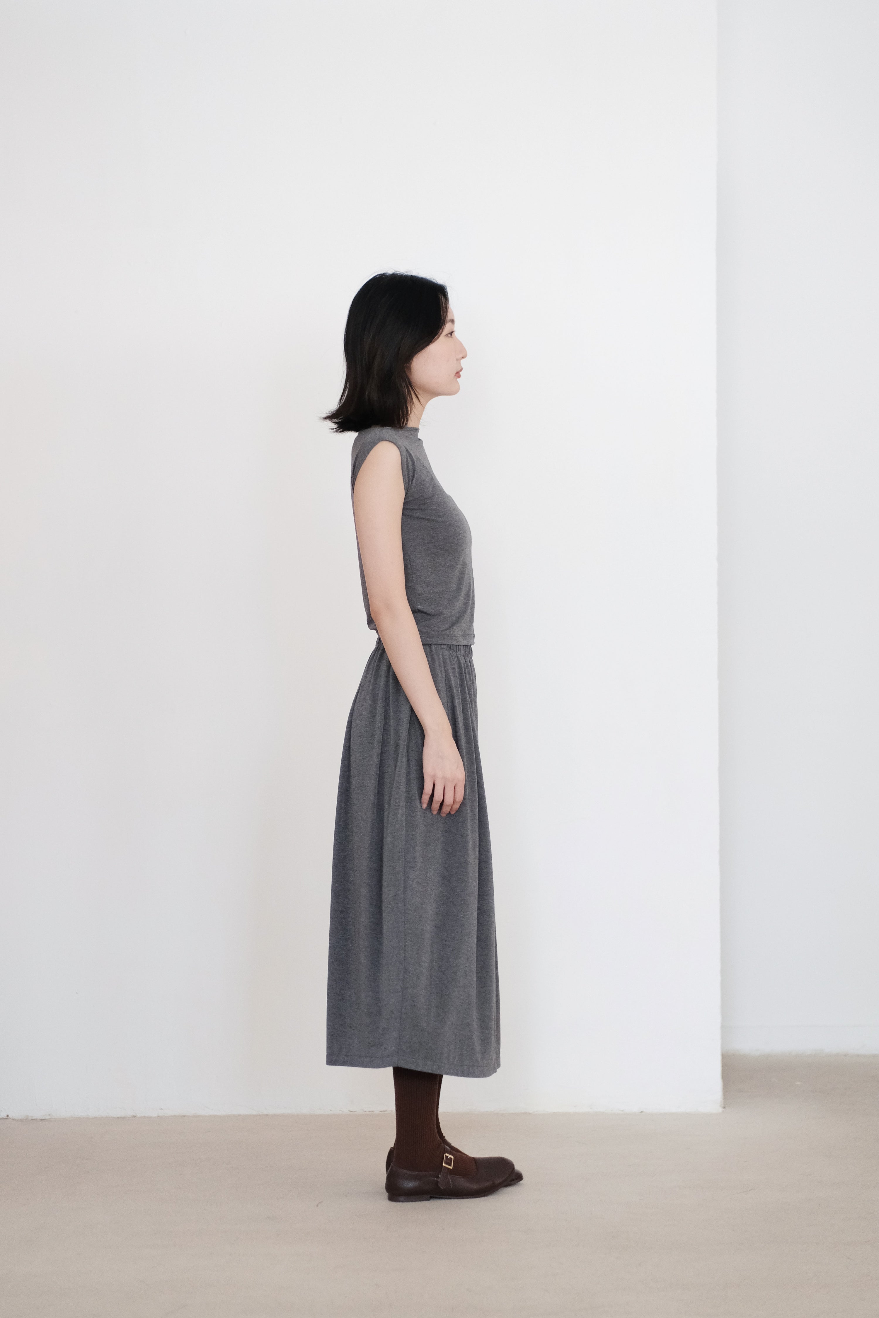 AISHA SKIRT (GREY)