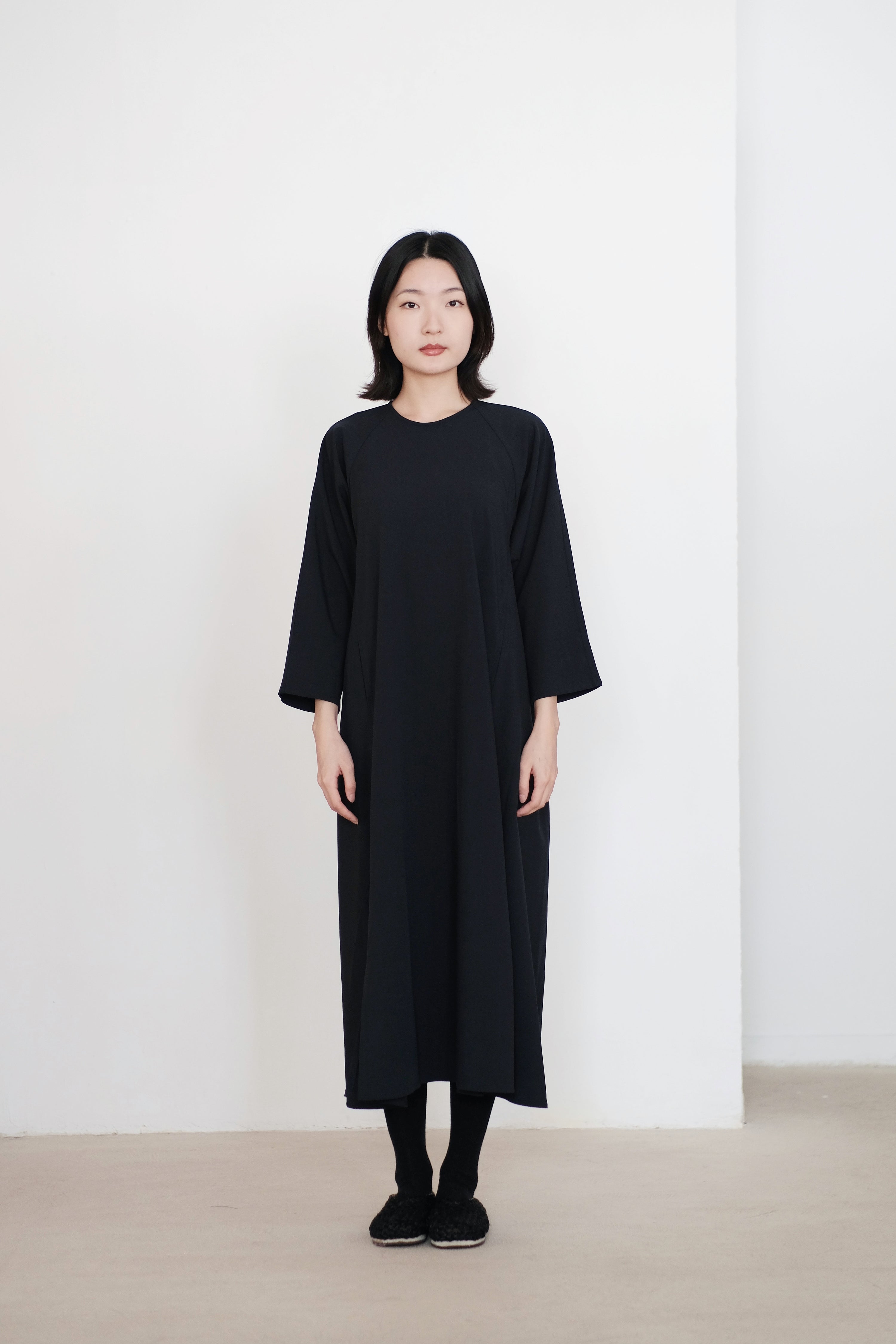 KOU DRESS (NAVY)