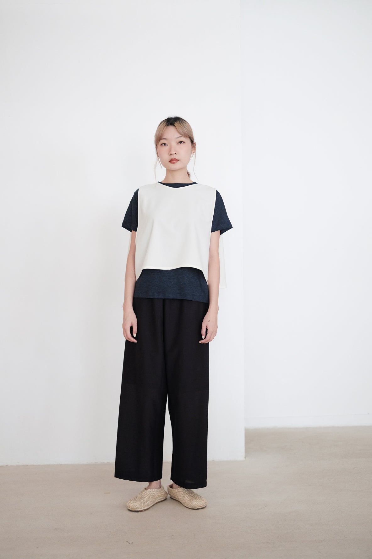 PHEDORA PANTS (NAVY) | 深寶藍色極簡長褲