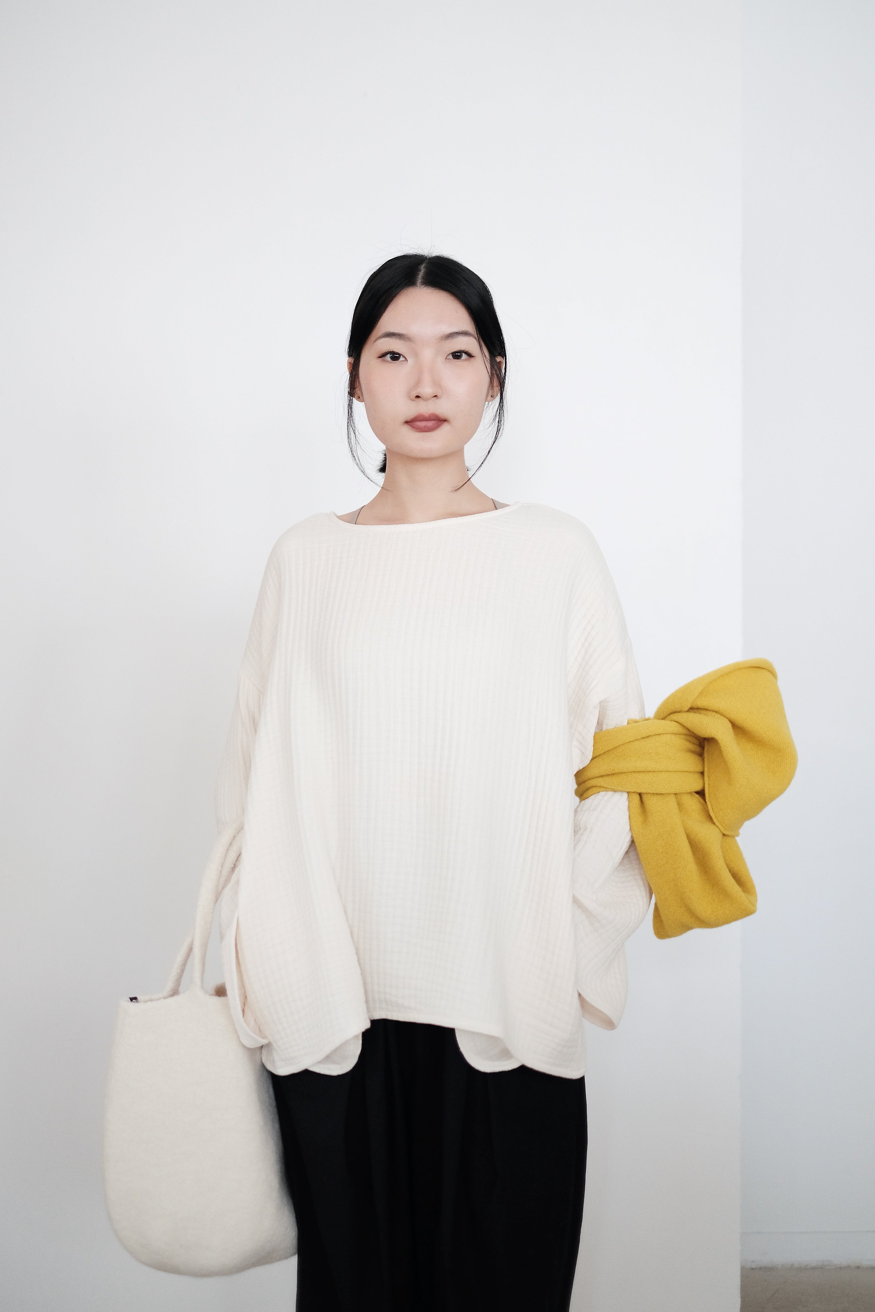 LAINEY BLOUSE (CREAM) PRE-ORDER