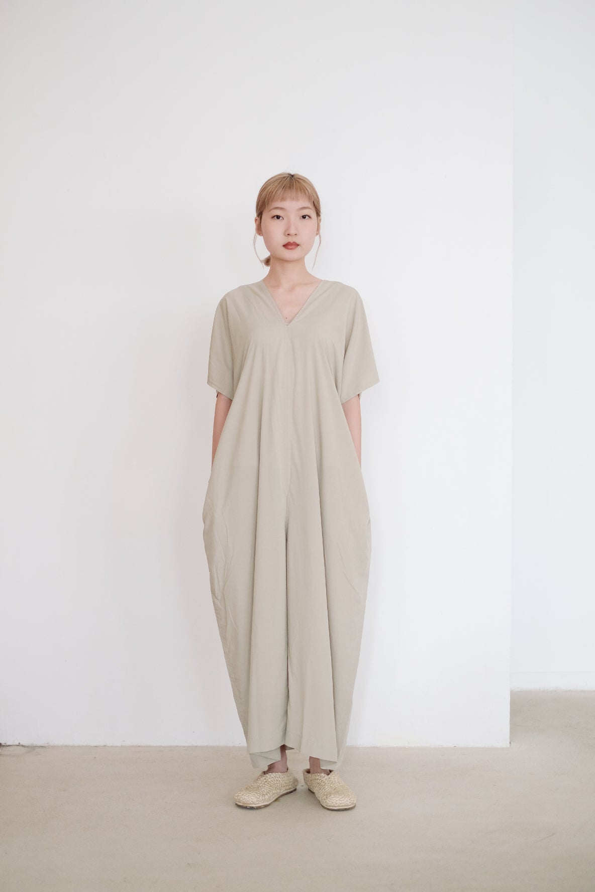 RUTH JUMPSUIT (MATCHA)