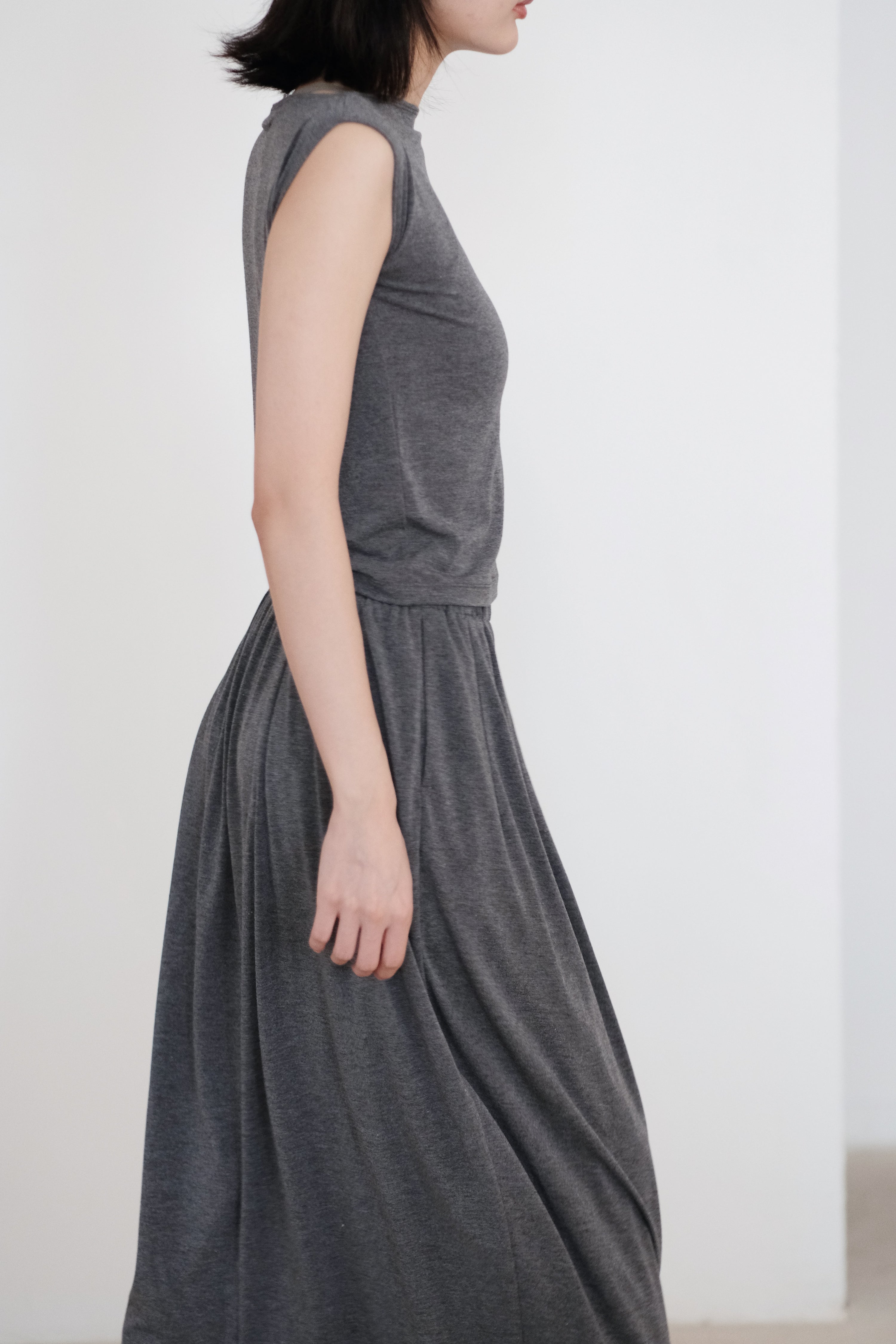 AISHA SKIRT (GREY)