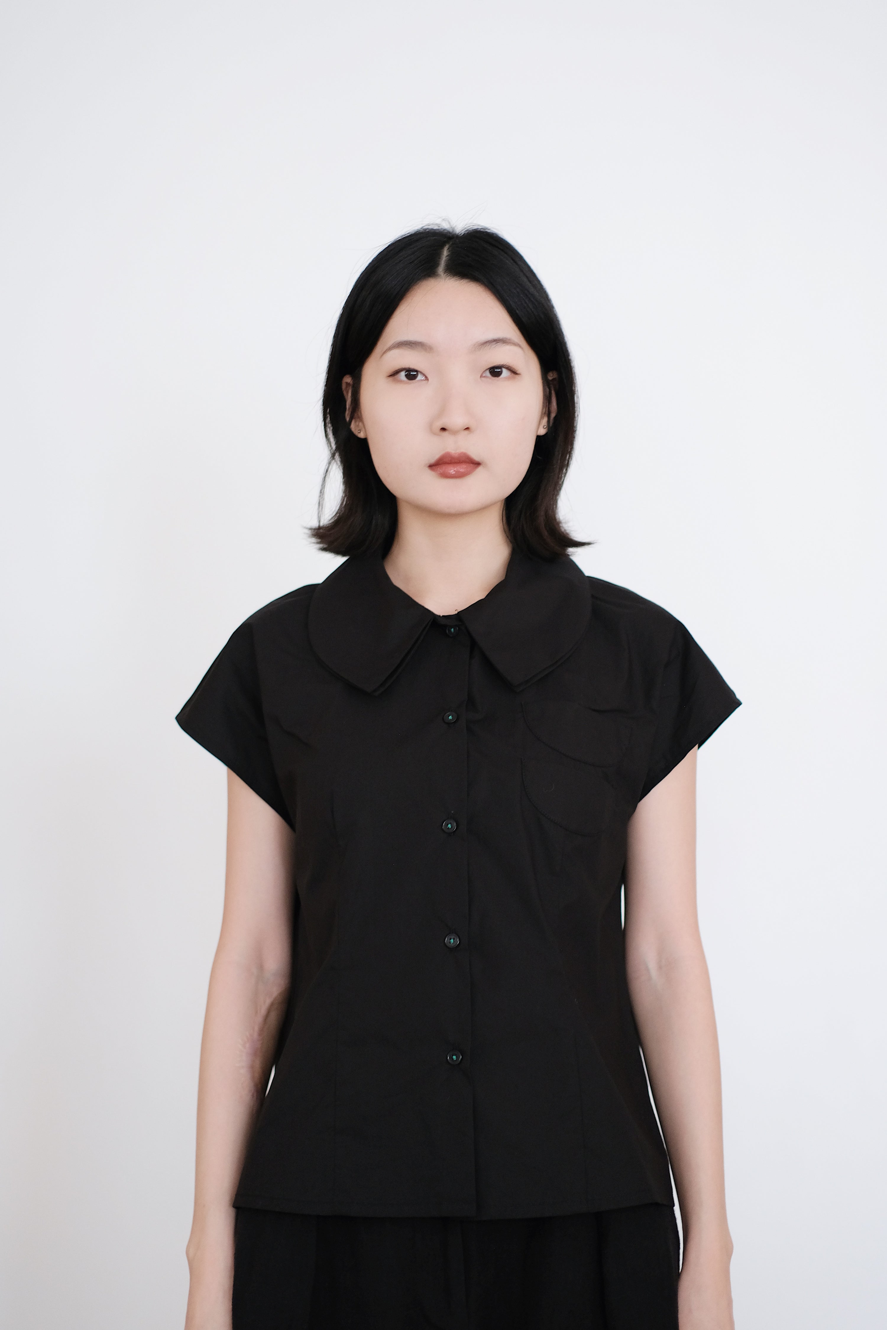 AOII BLOUSE (BLACK)