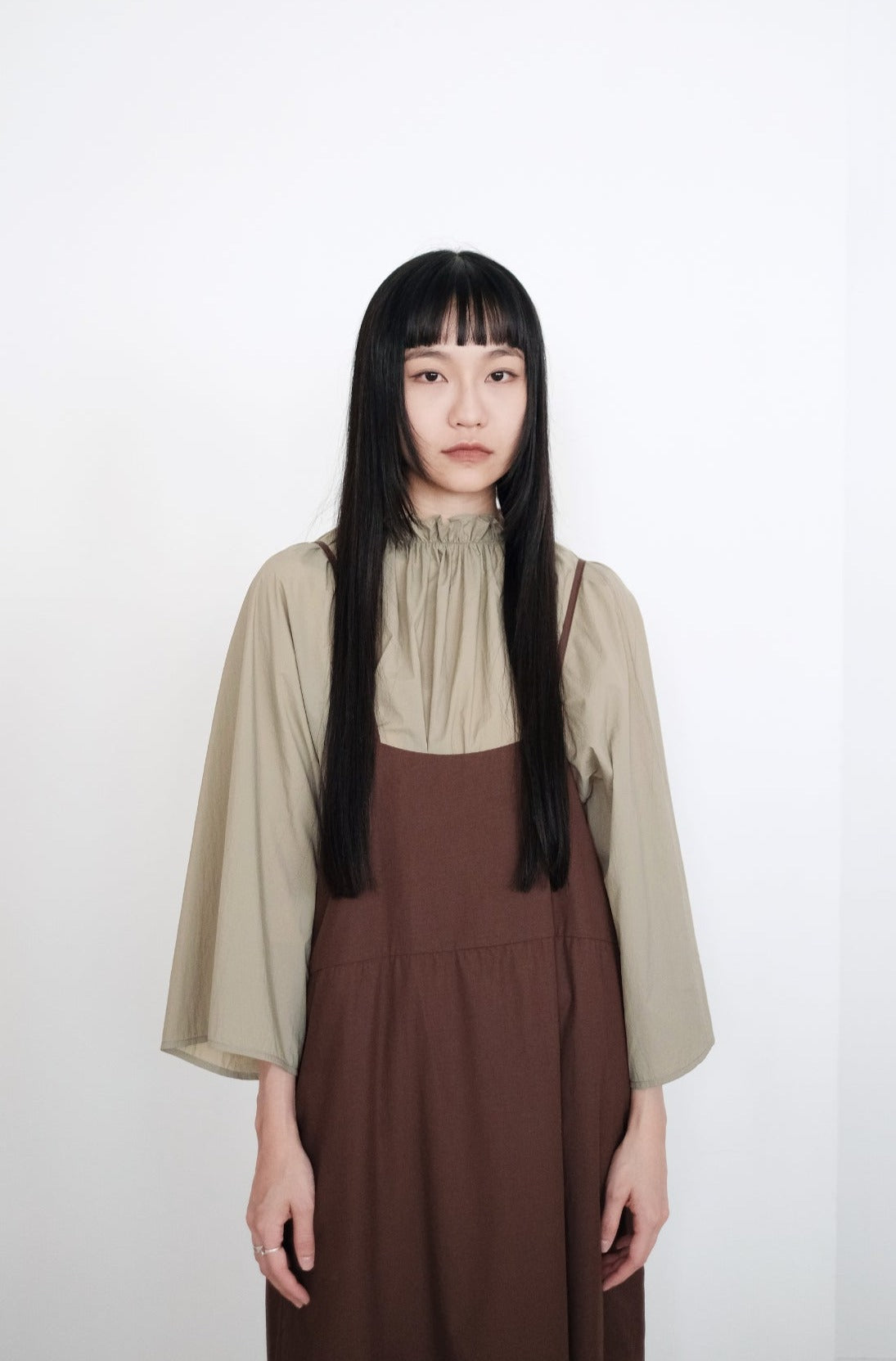 EFFIE BLOUSE (LIGHT OLIVE)