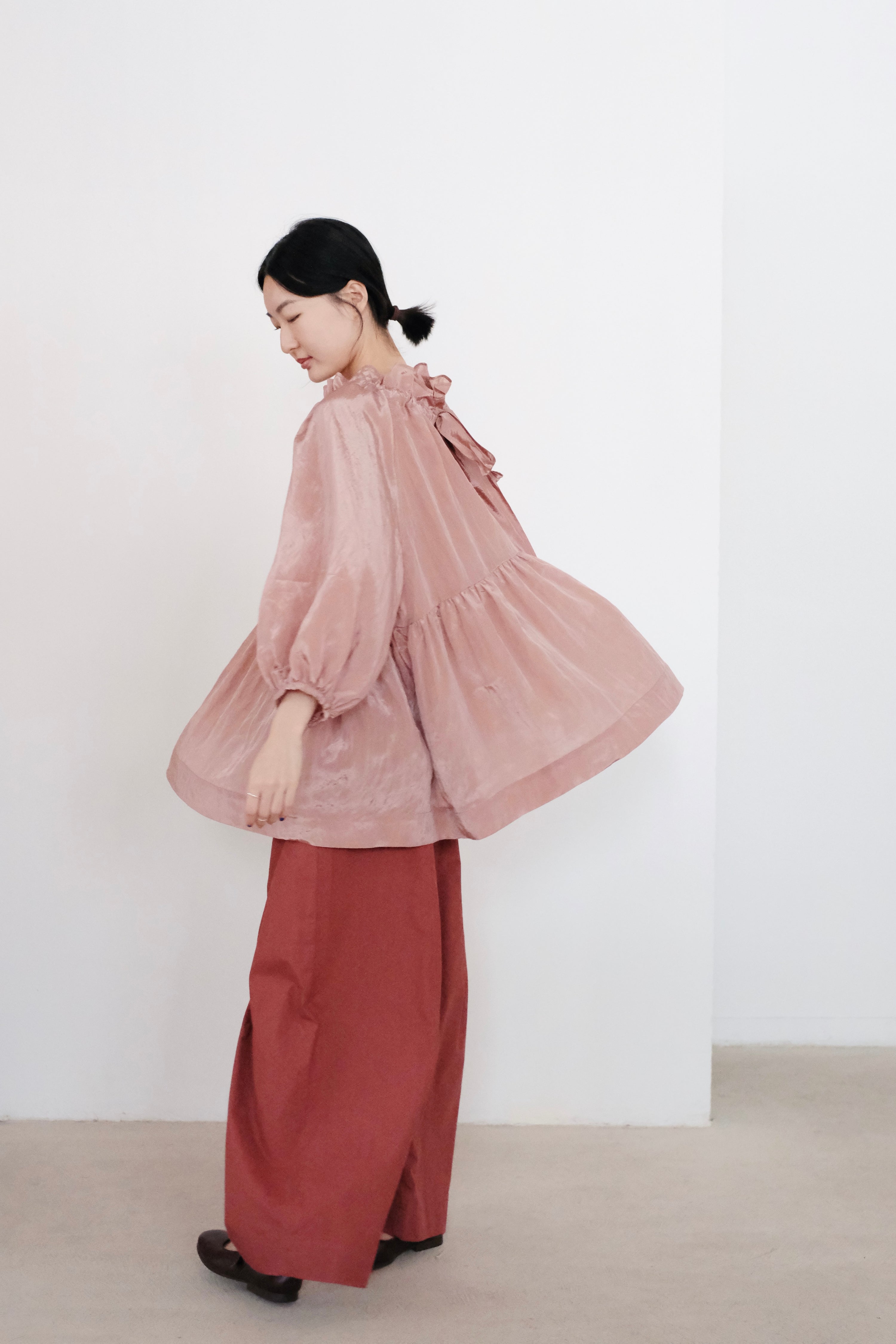 MARA BLOUSE (DIRTY PINK) PRE-ORDER