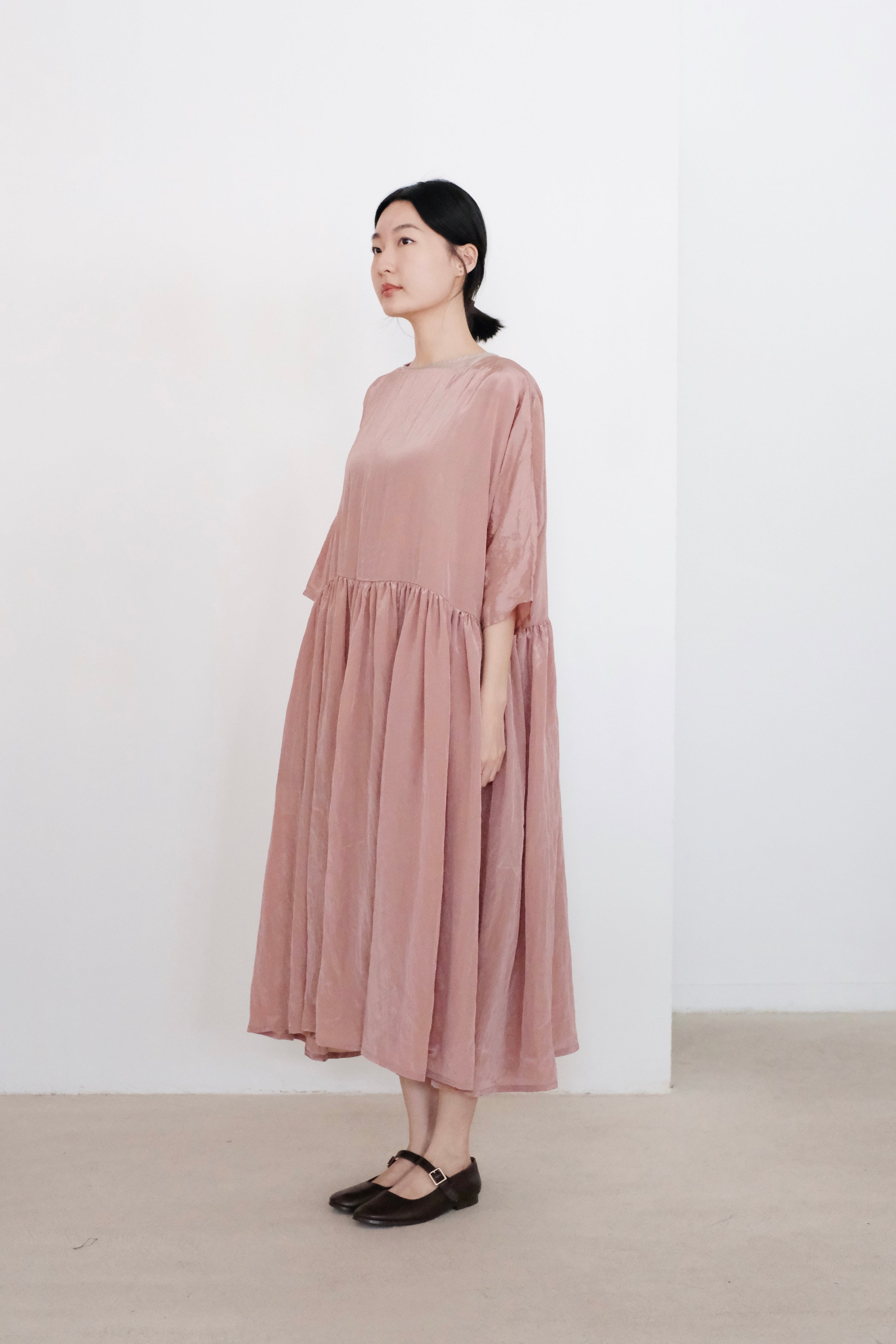 AMARA DRESS (DIRTY PINK)