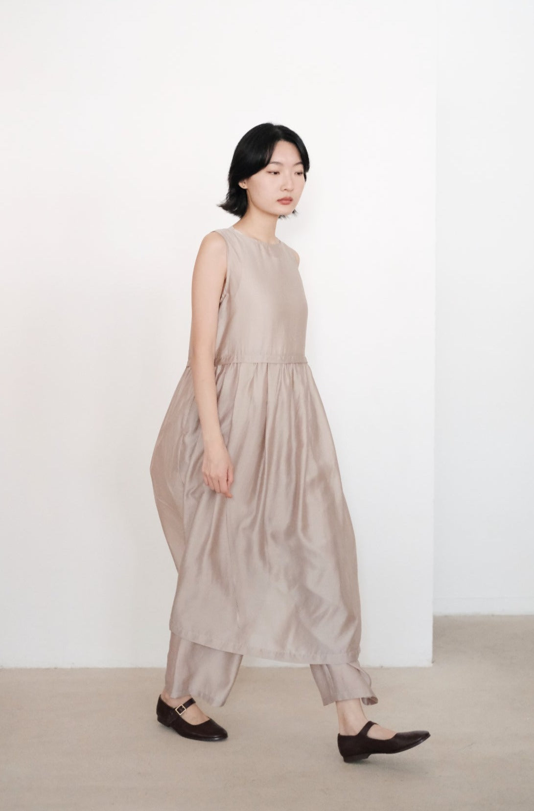 MILLET DRESS (KHAKI)