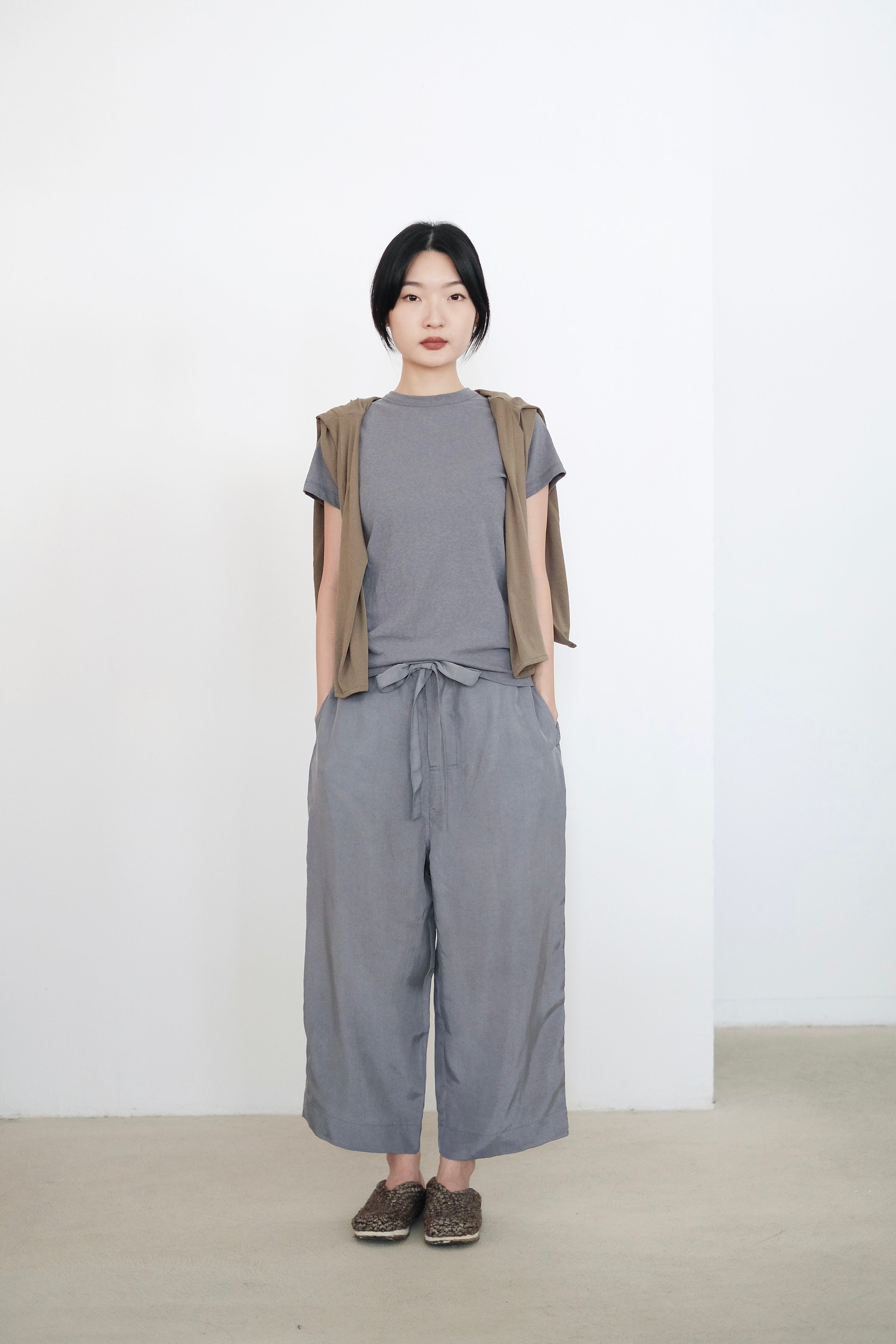 PARKER PANT (GREY) IN BEMBERG