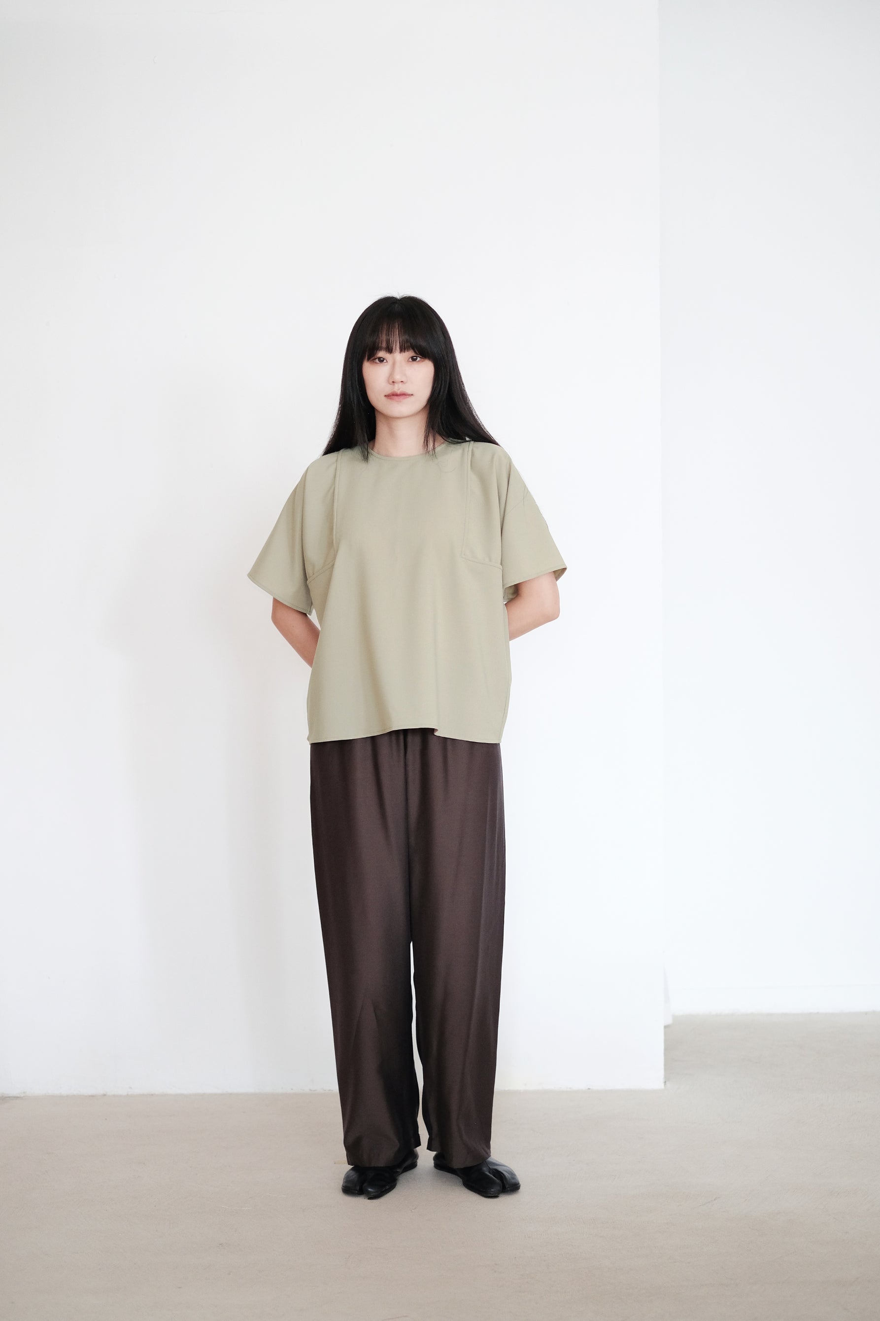 MEGUMI BLOUSE (MATCHA)