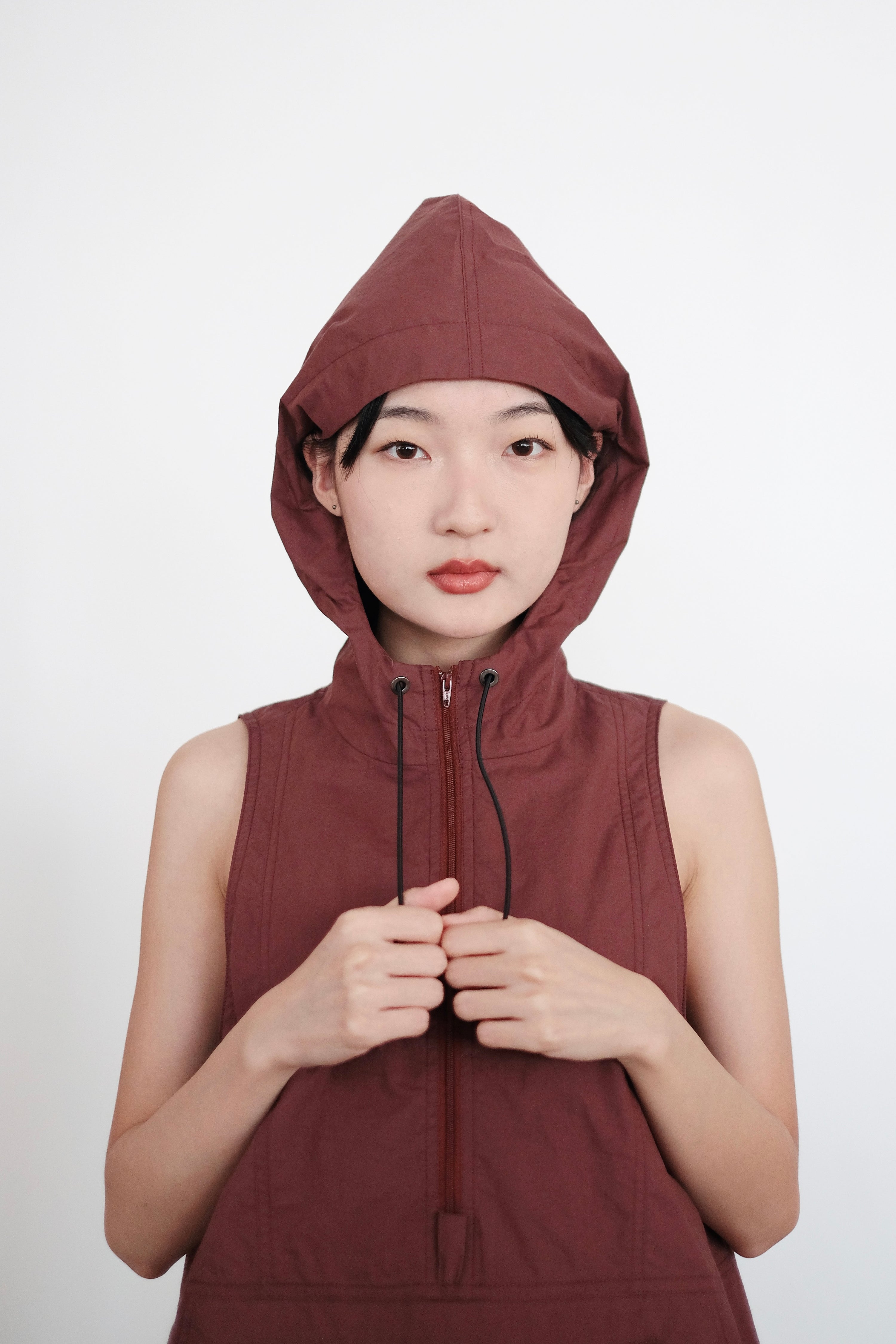 ABEL VEST (BURGUNDY)