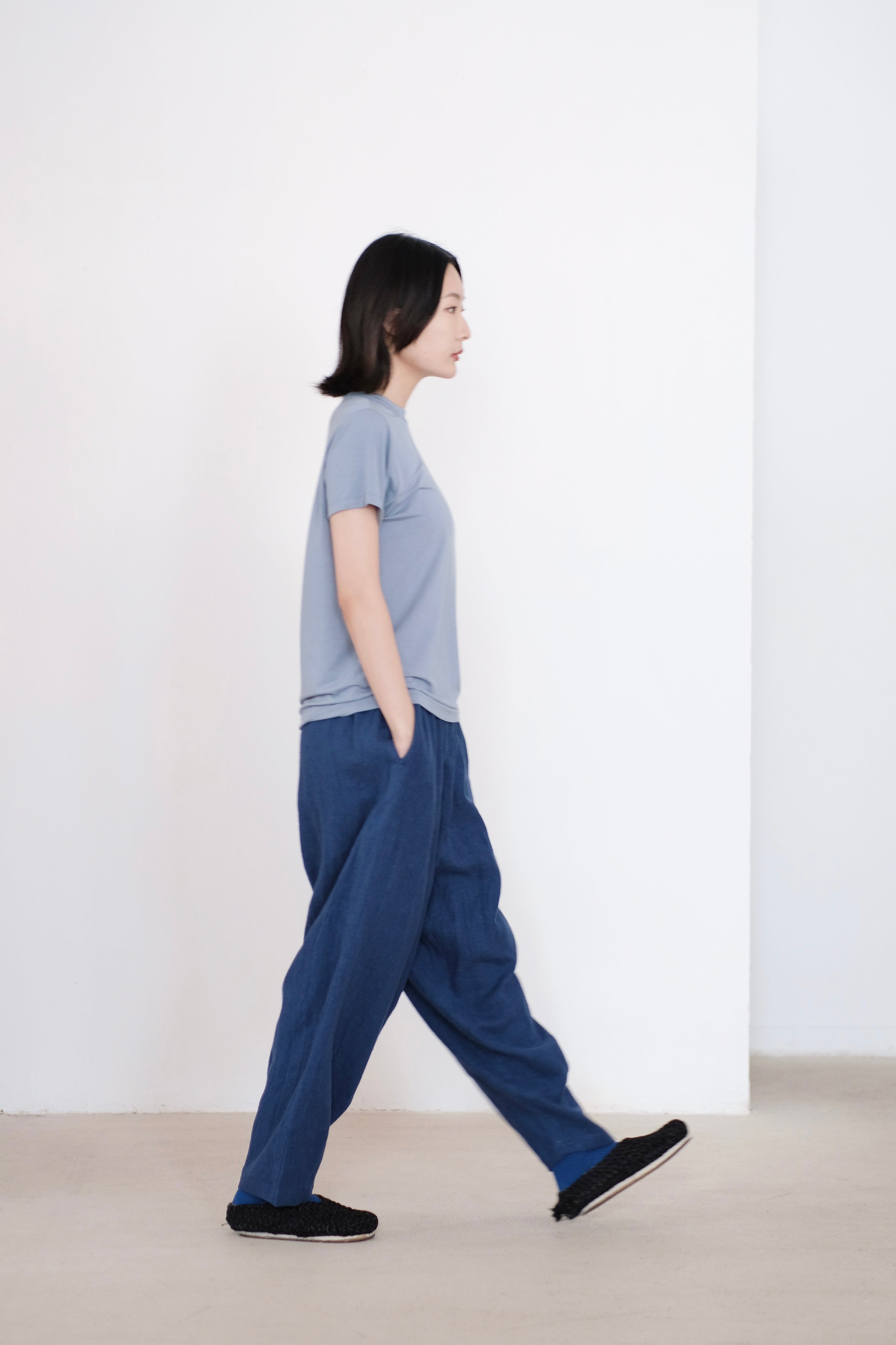 EMERSYN's BOYFRIEND PANT (PRUSSIAN BLUE)