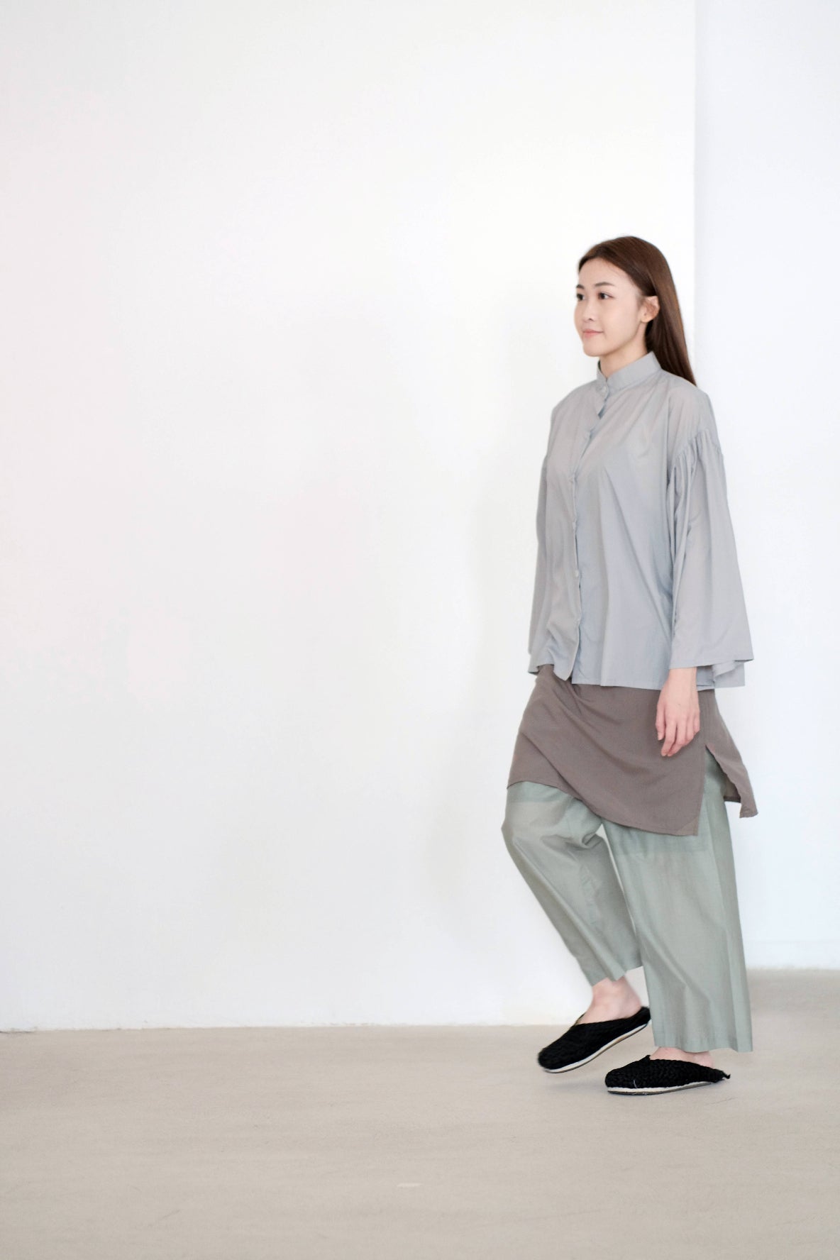 PHEDORA PANTS (WARMGREY)