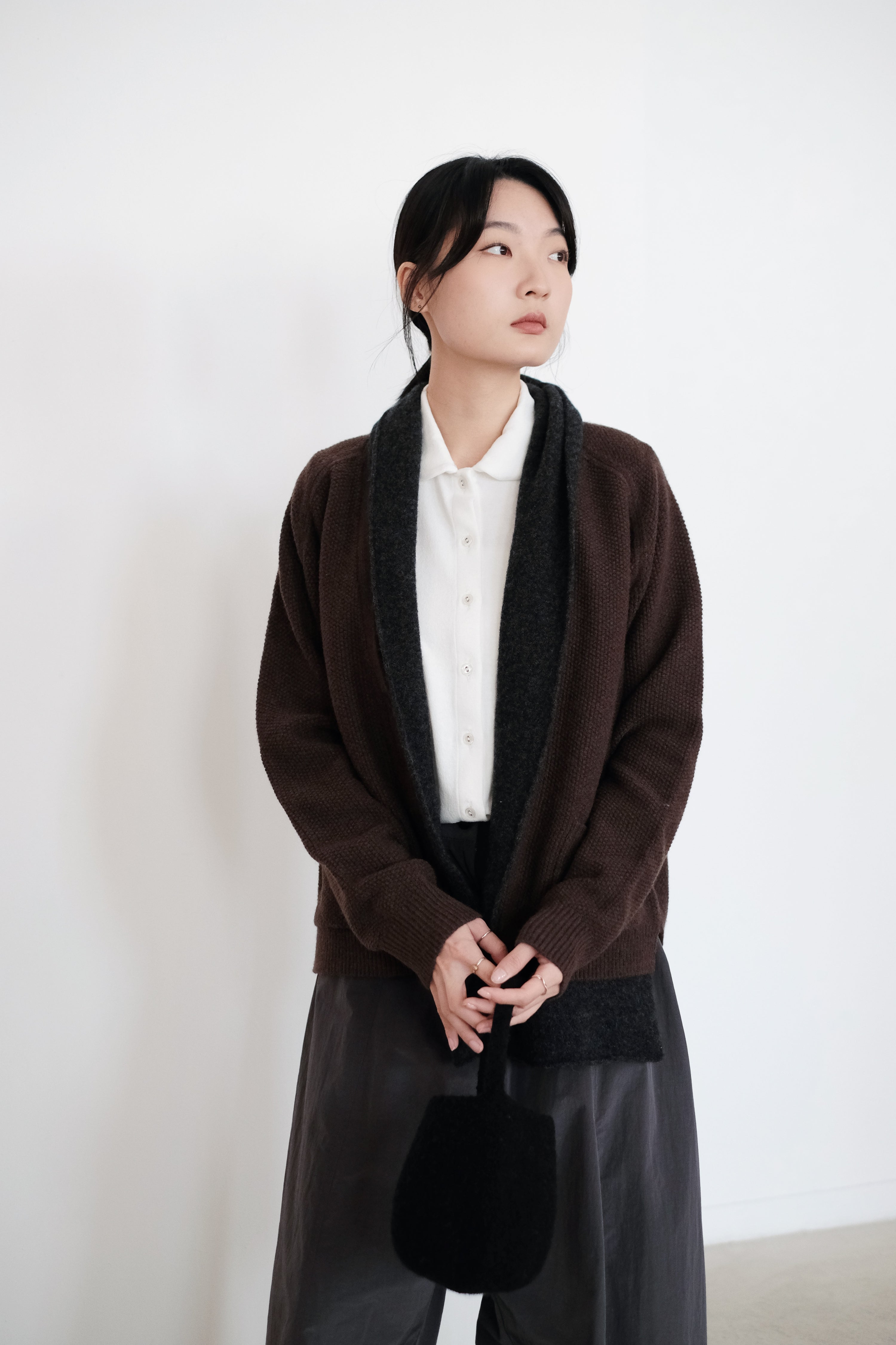 CAMILLE CARDIGAN (CHOCOLATE)