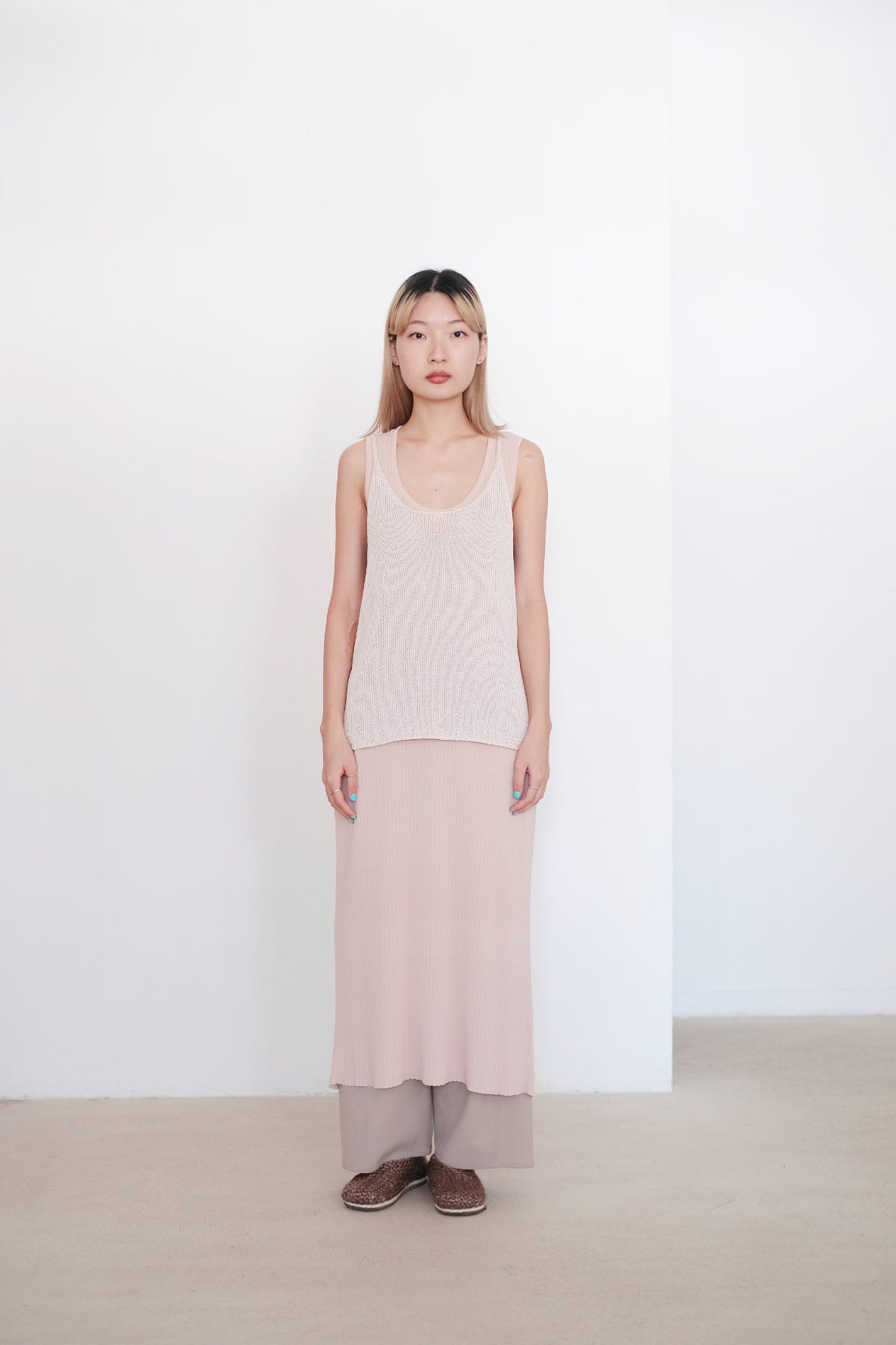 JOCOSA KNIT VEST (CHERRY BLOSSOM)