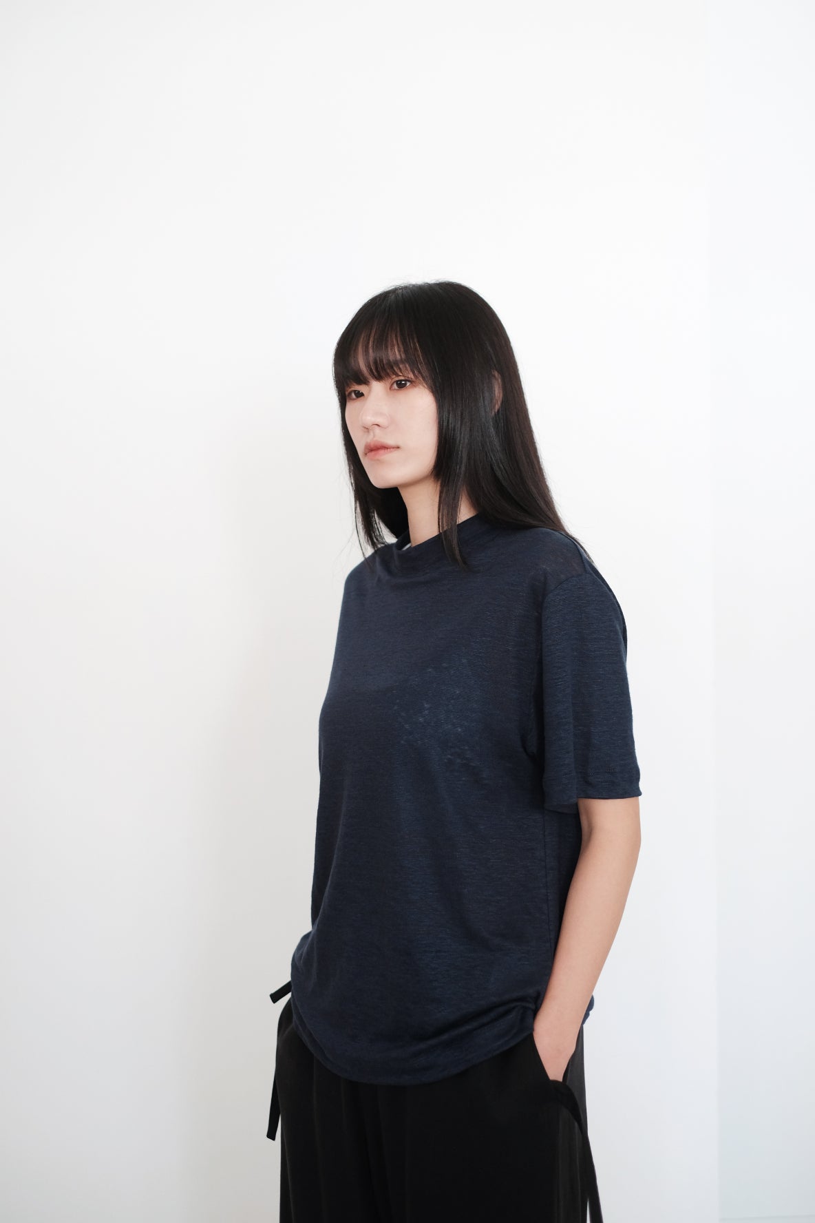 AMIRI OVERSIZE TEE (NAVY)