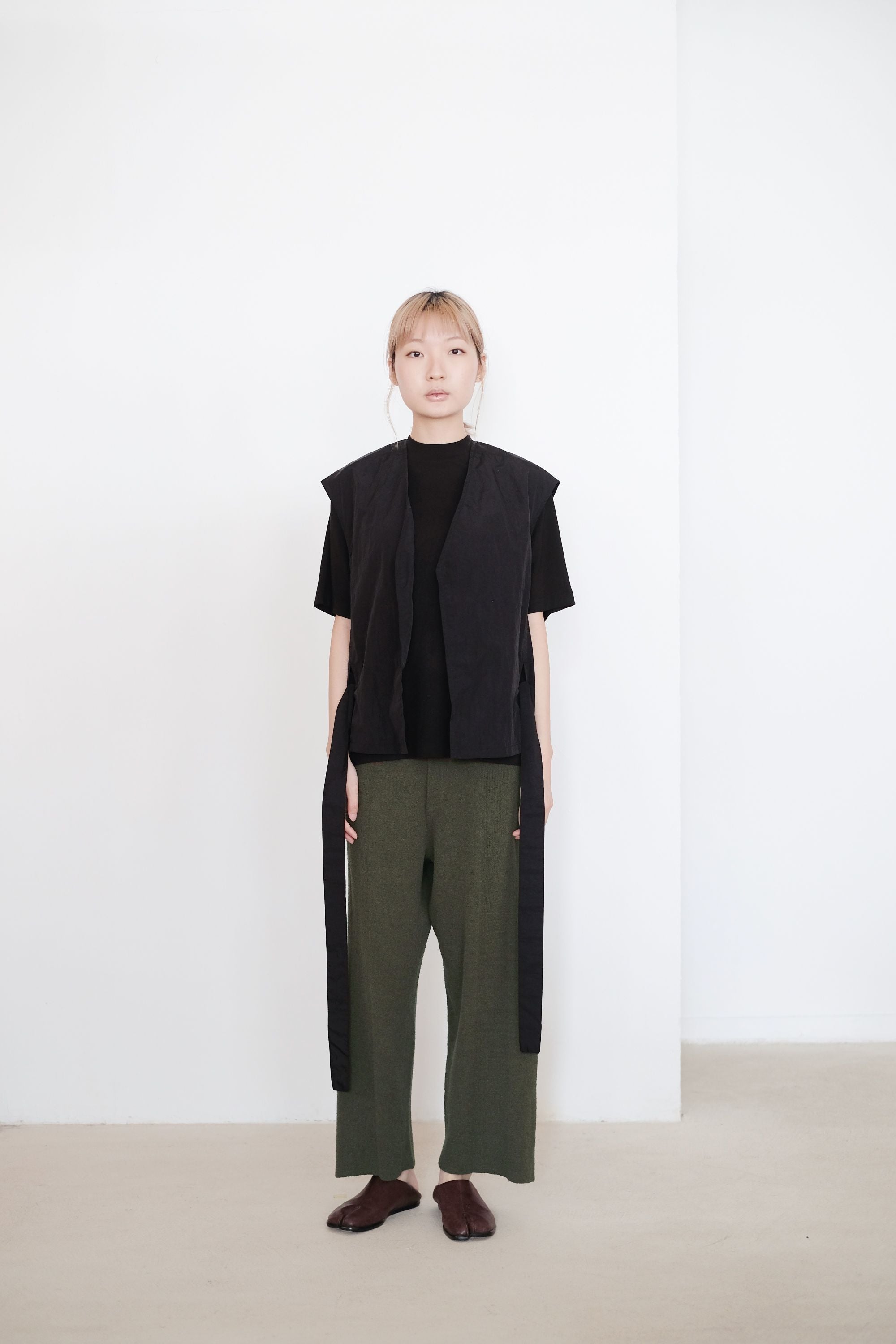 FLURINA KNIT PANTS (OLIVE)