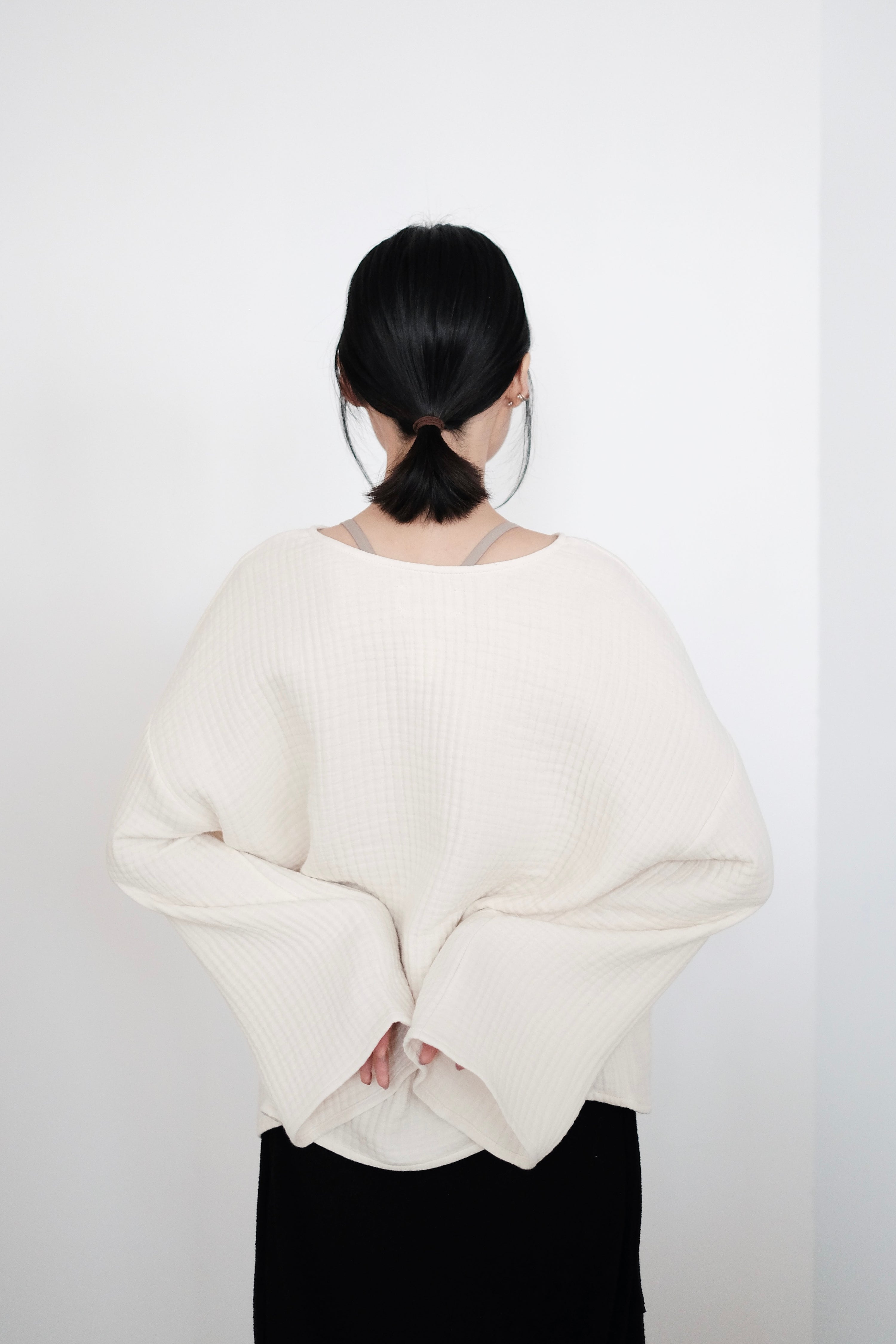 LAINEY BLOUSE (CREAM) PRE-ORDER