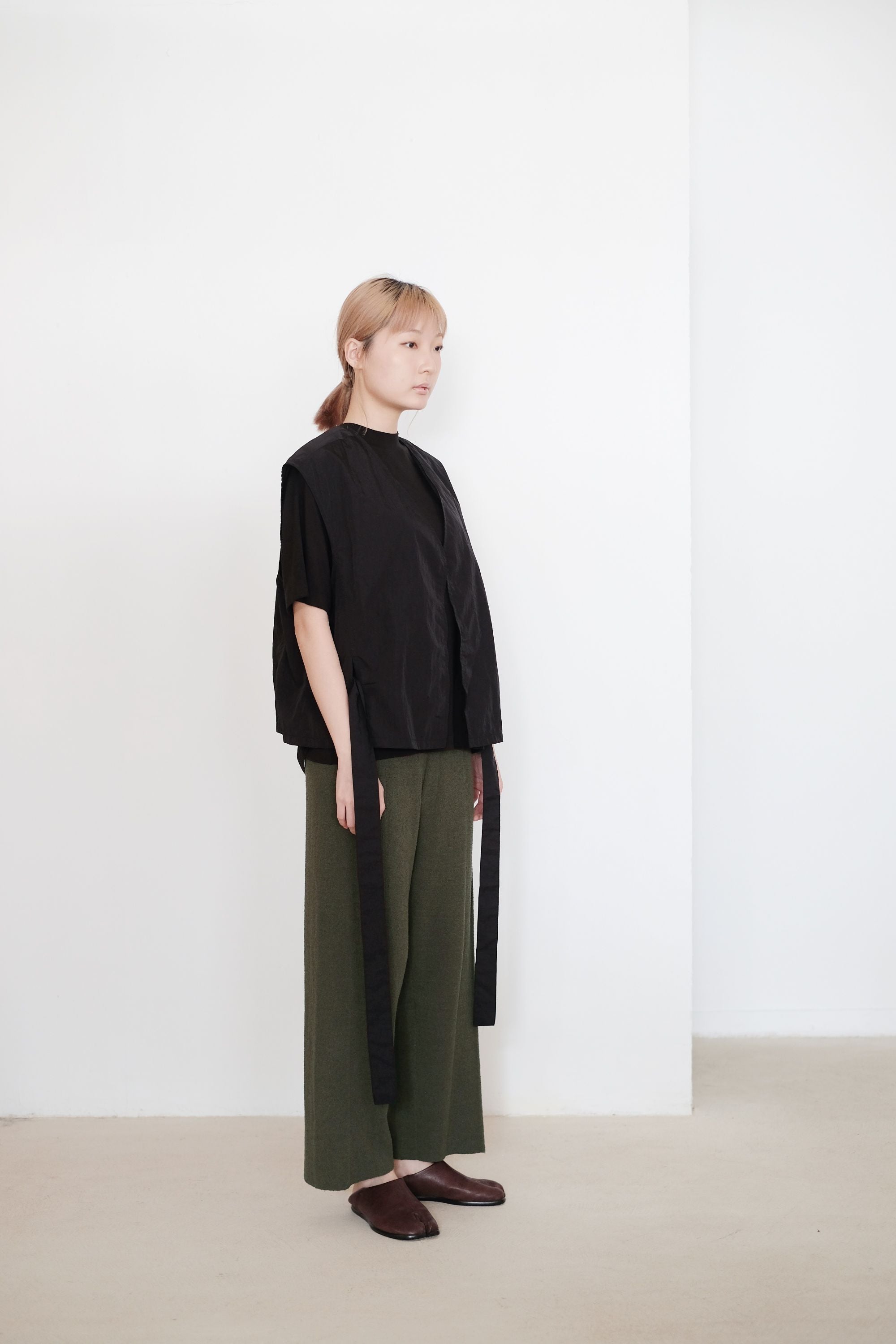 FLURINA KNIT PANTS (OLIVE)