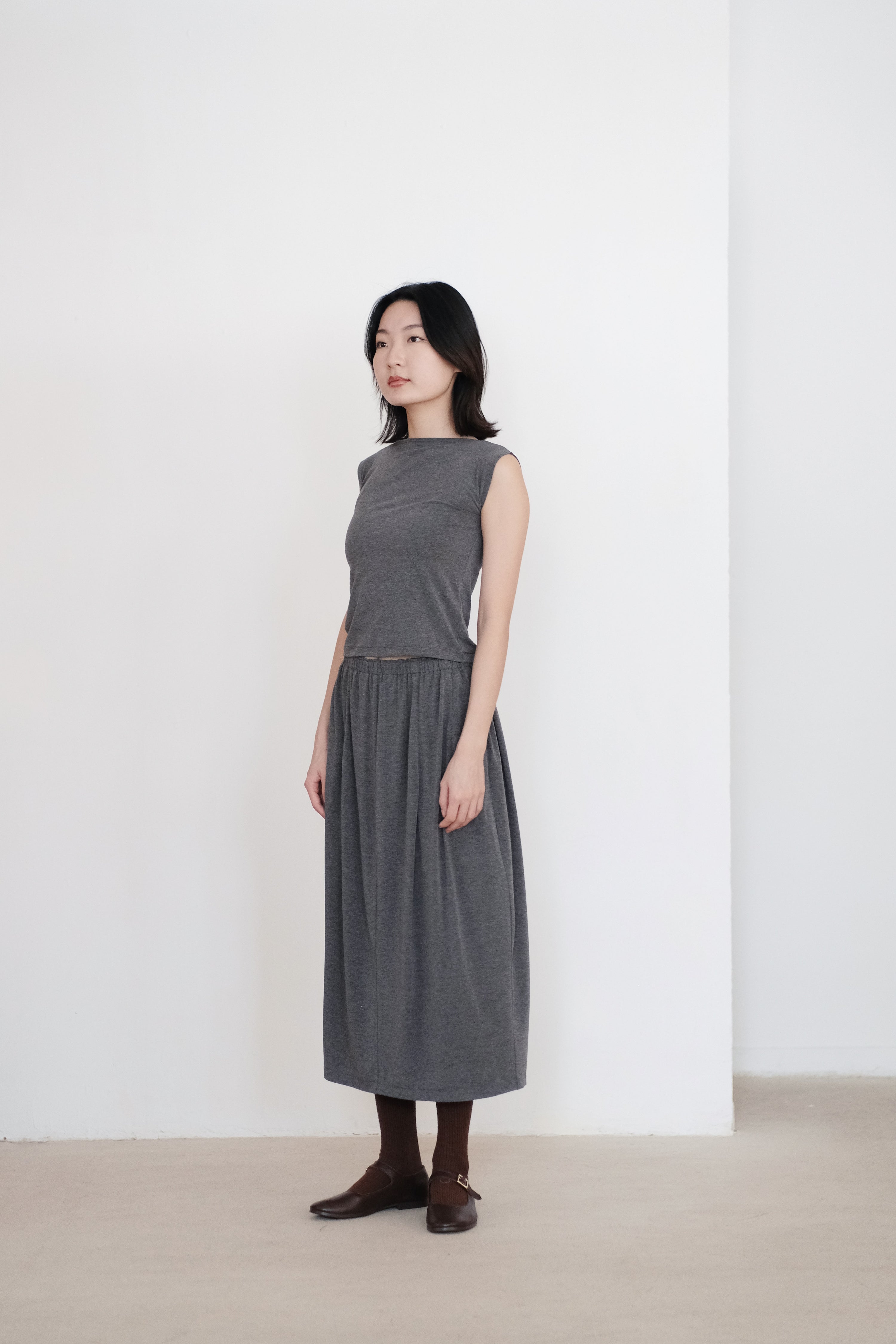 AISHA SKIRT (GREY)