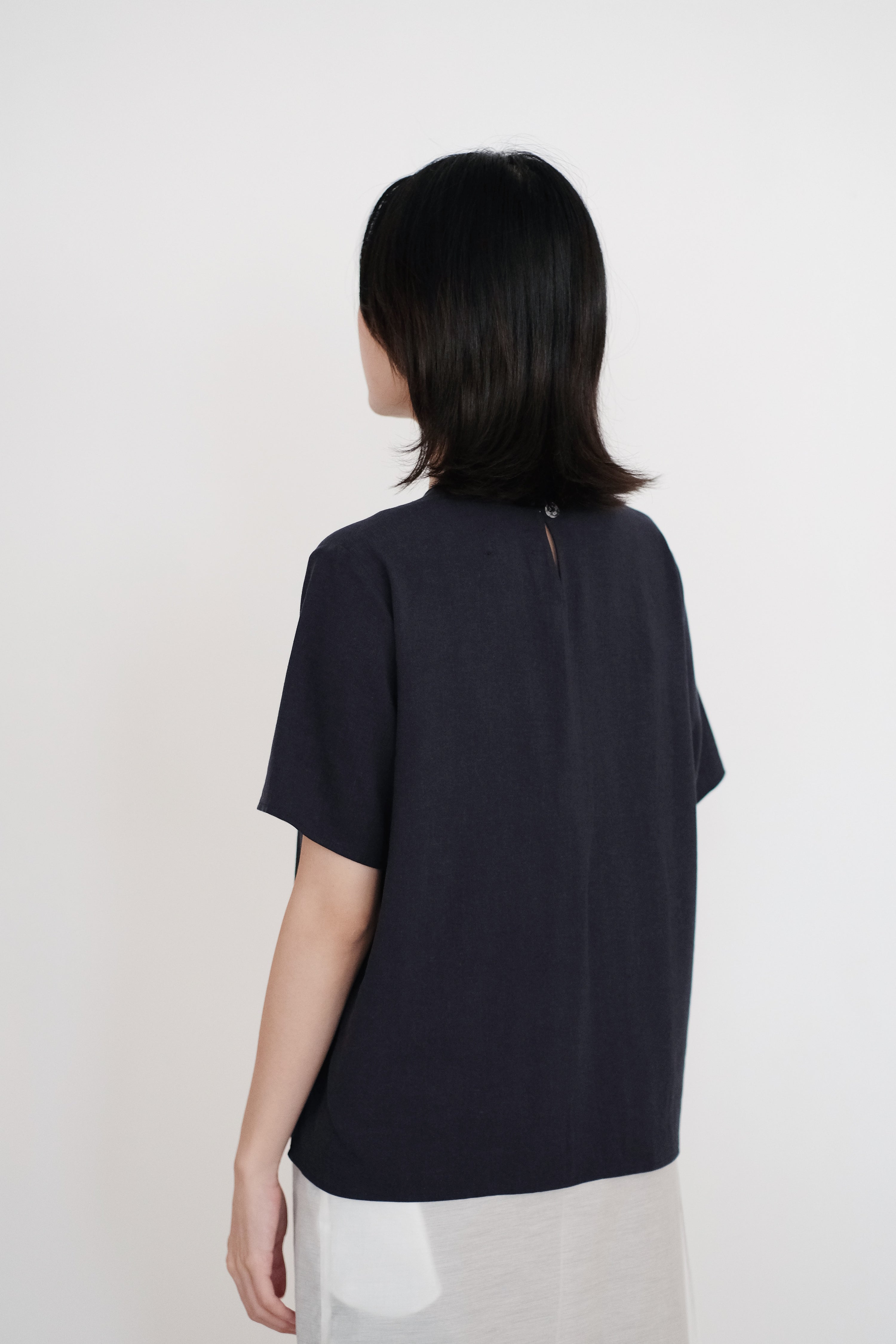 AMELIA BLOUSE (NAVY)