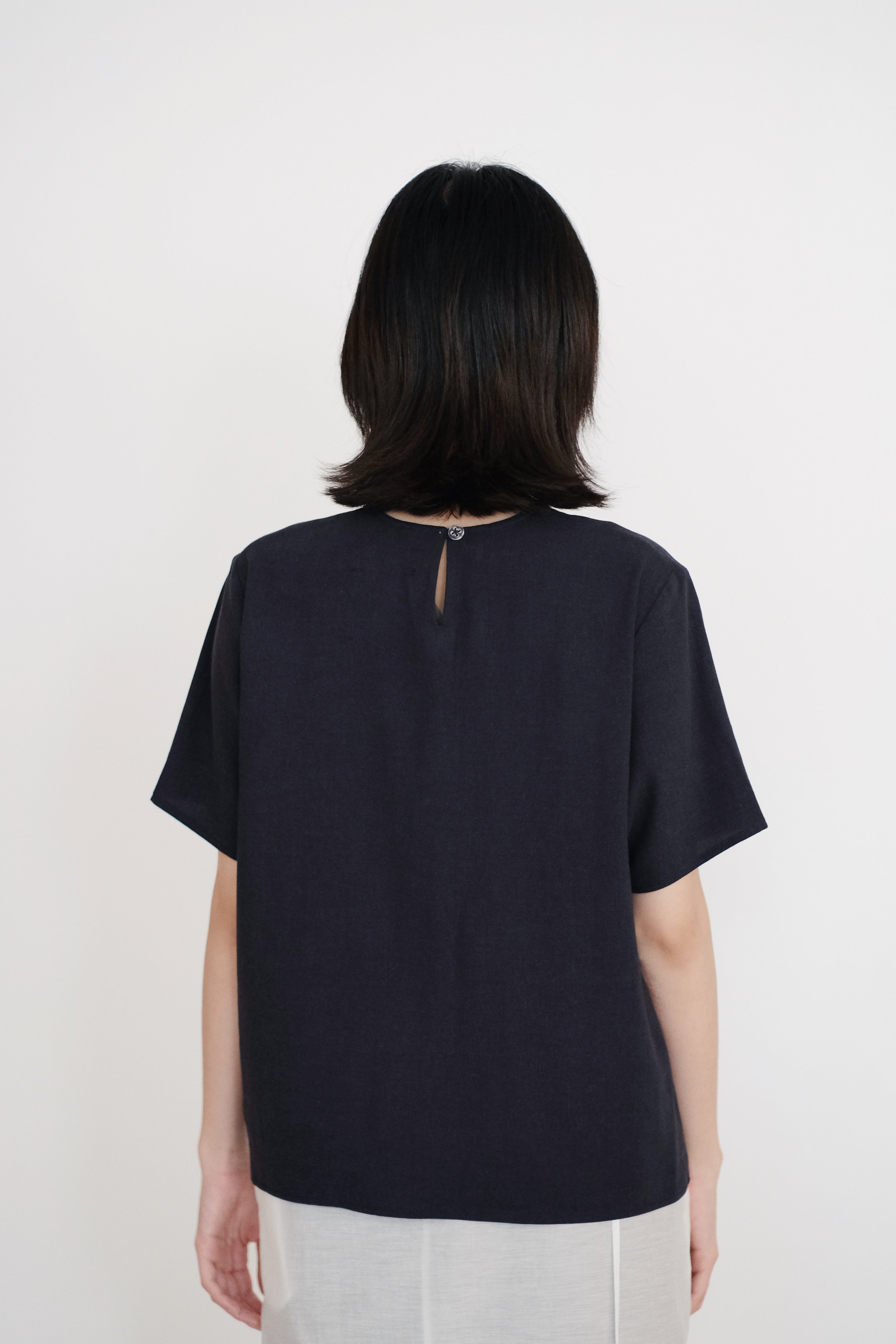 AMELIA BLOUSE (NAVY)