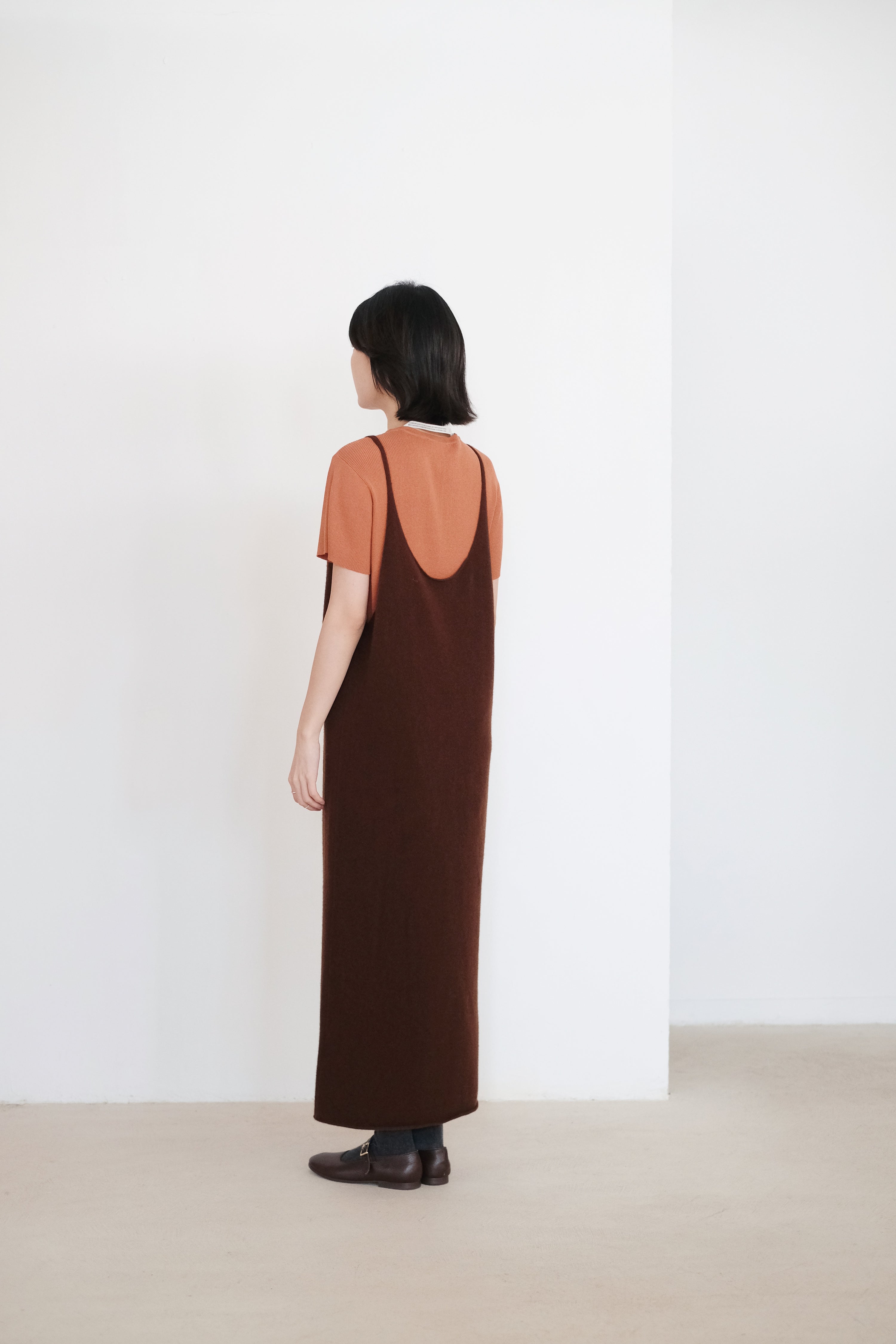 LACADIA KNIT TEE (TERRACOTTA) | 橘棕色輕盈針織TEE