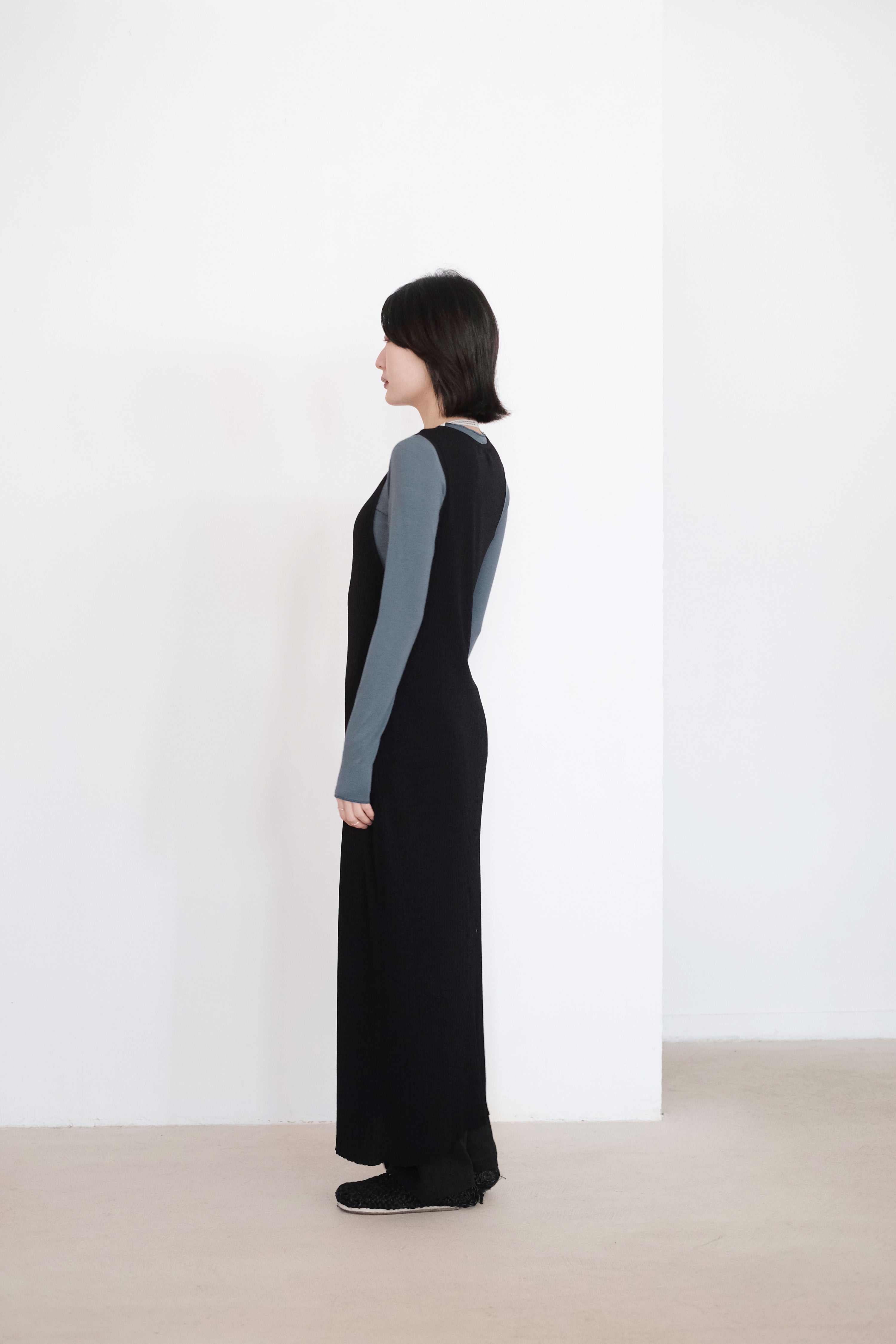 LAVONIA KNIT DRESS (BLACK)