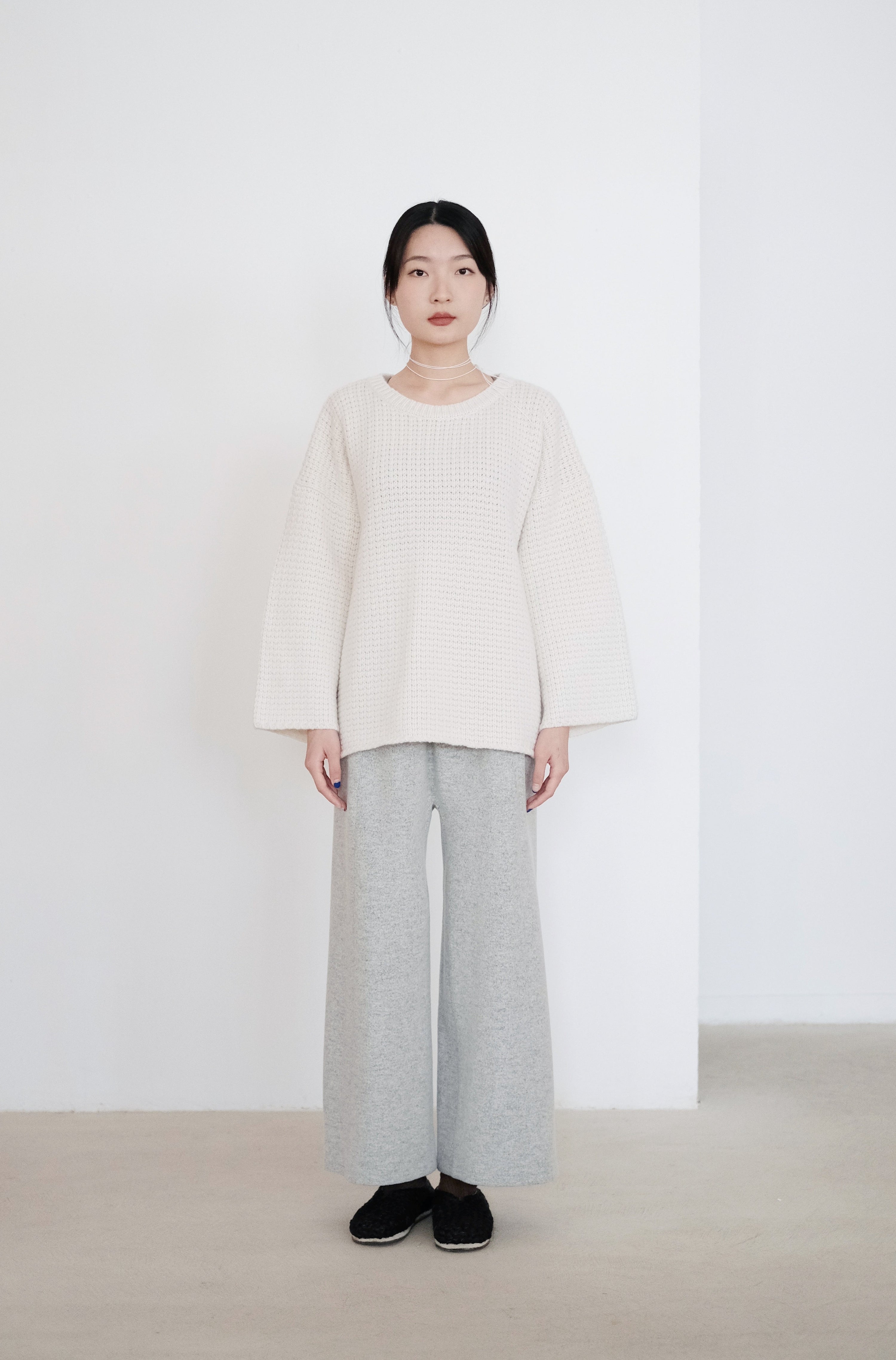 NAYELI SWEATER IN CASHMERE (WHITE)