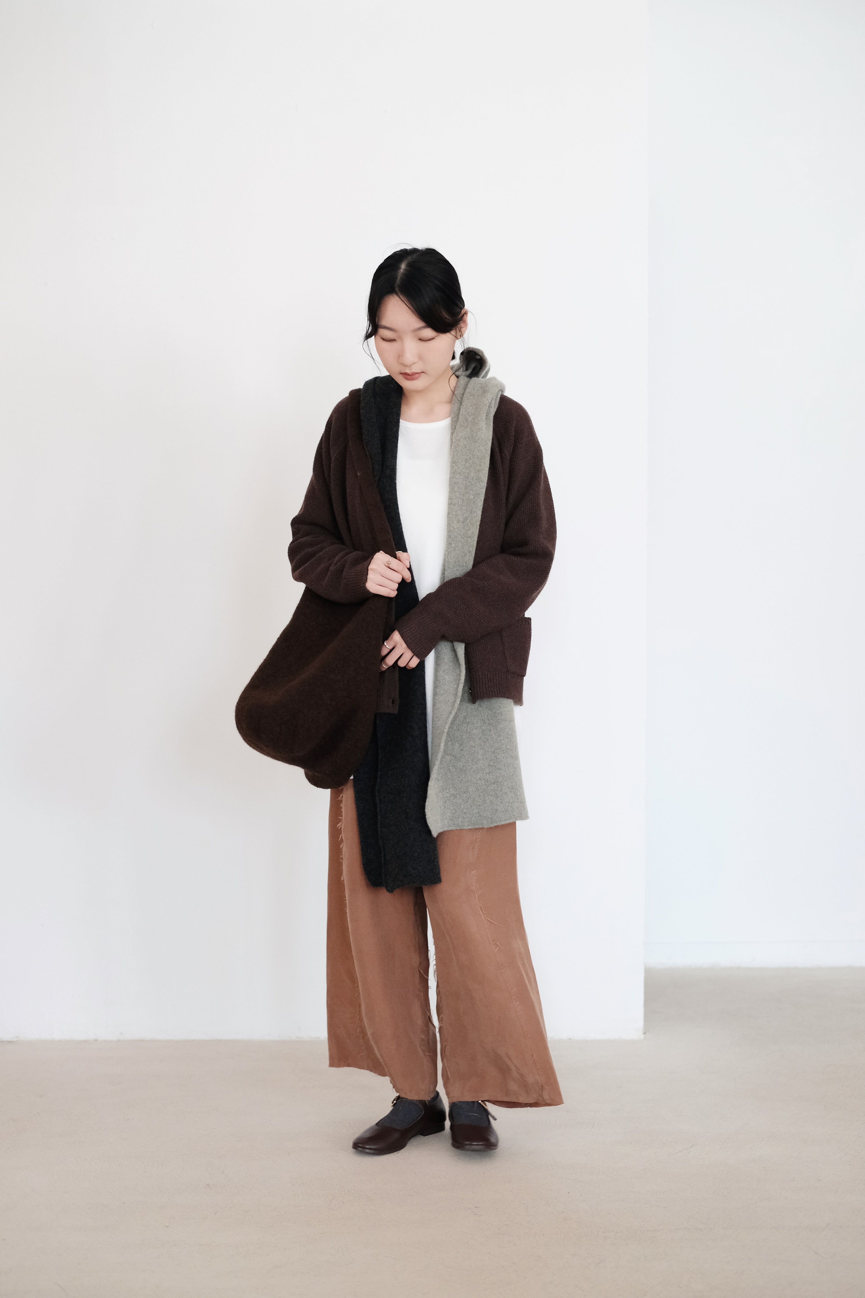 CAMILLE CARDIGAN (CHOCOLATE)