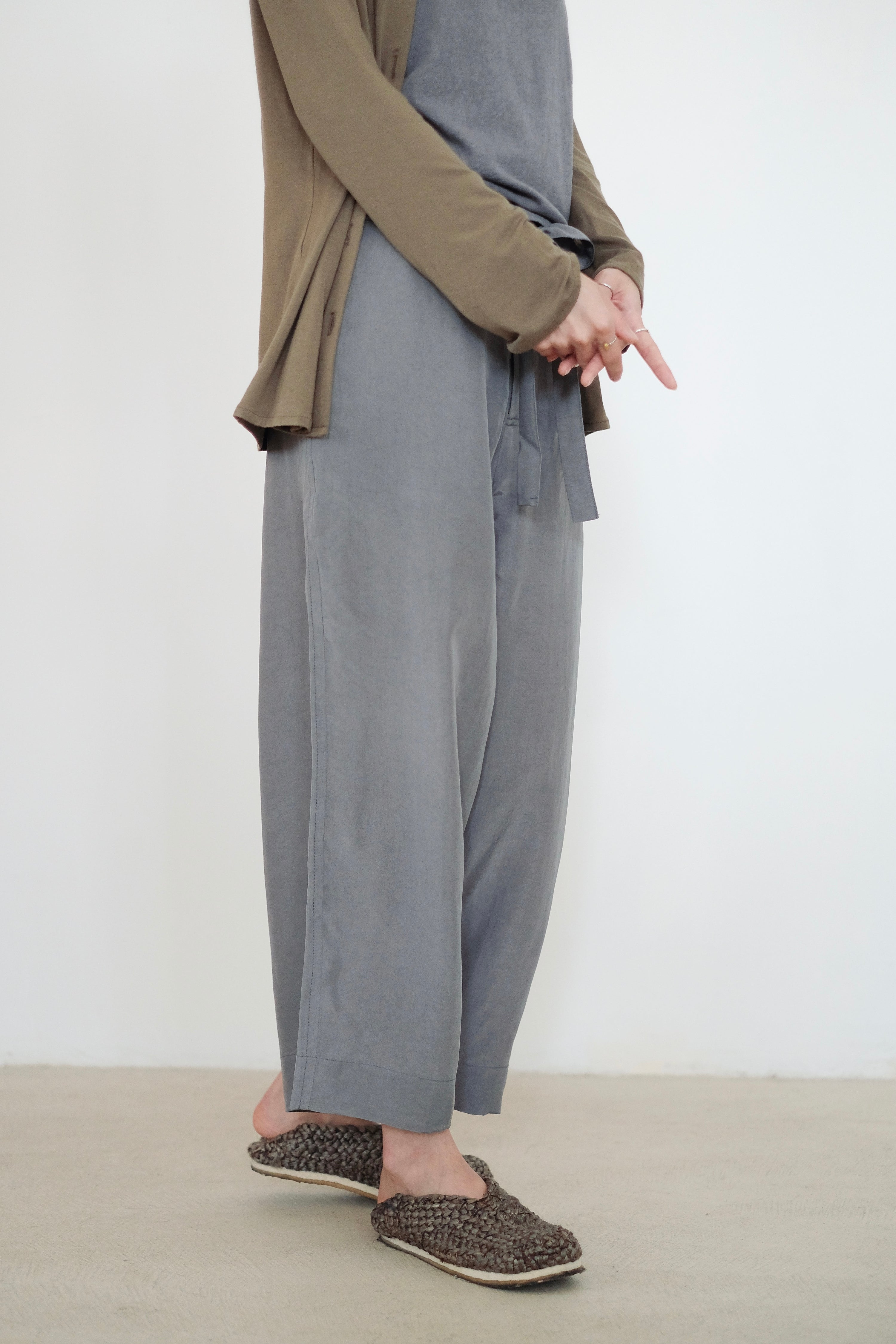 PARKER PANT (GREY) IN BEMBERG