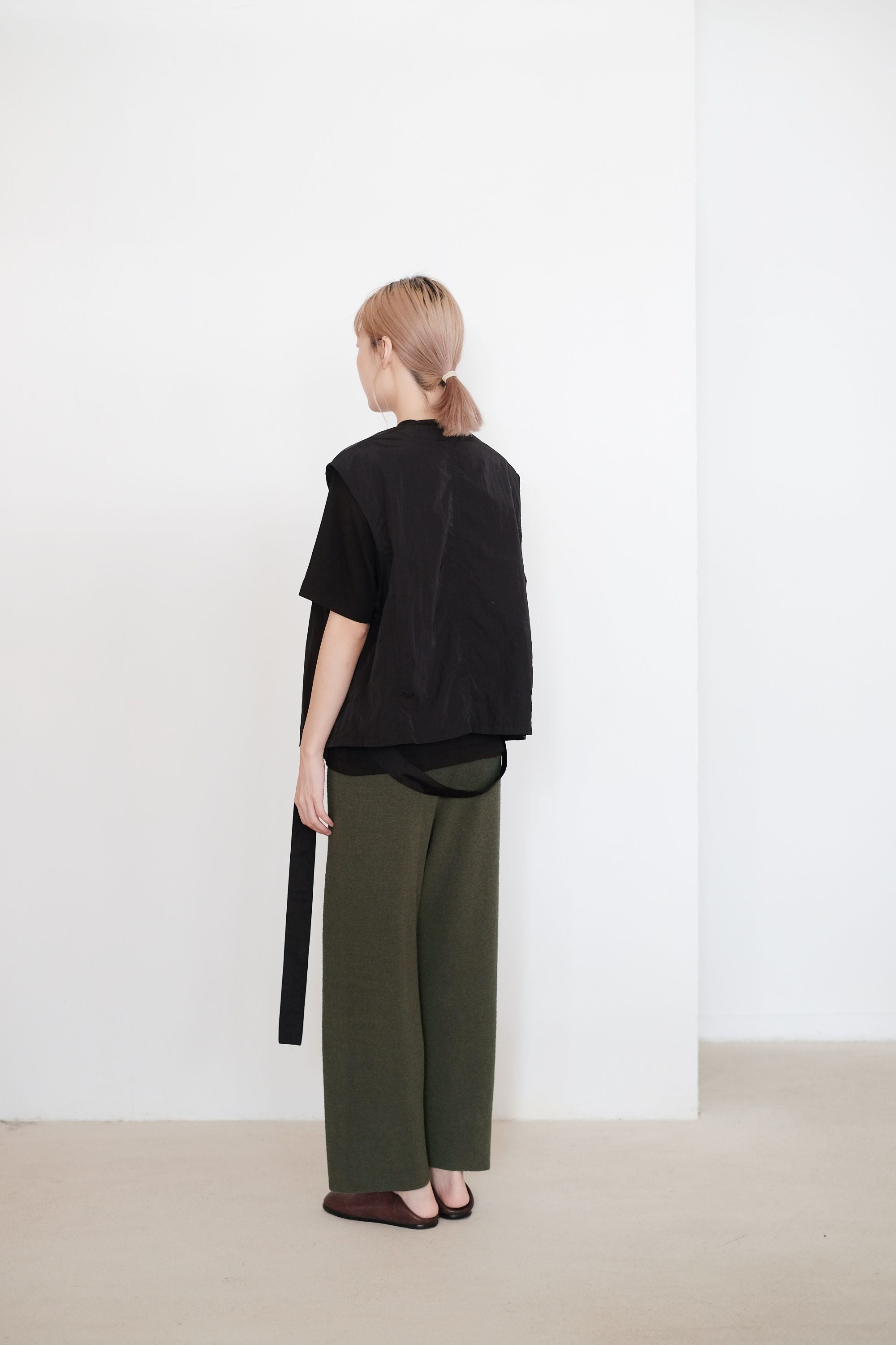 FLURINA KNIT PANTS (OLIVE)