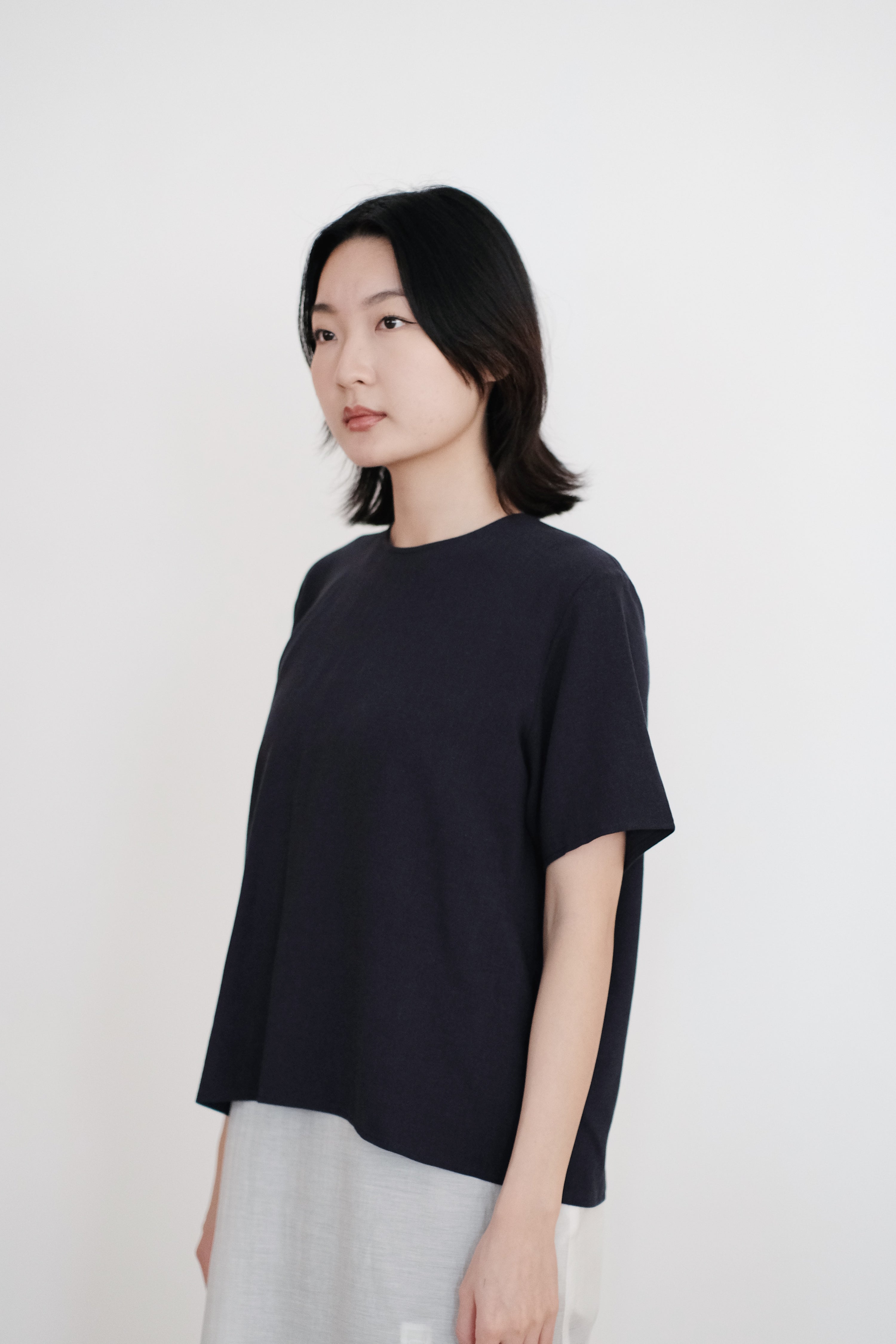 AMELIA BLOUSE (NAVY)