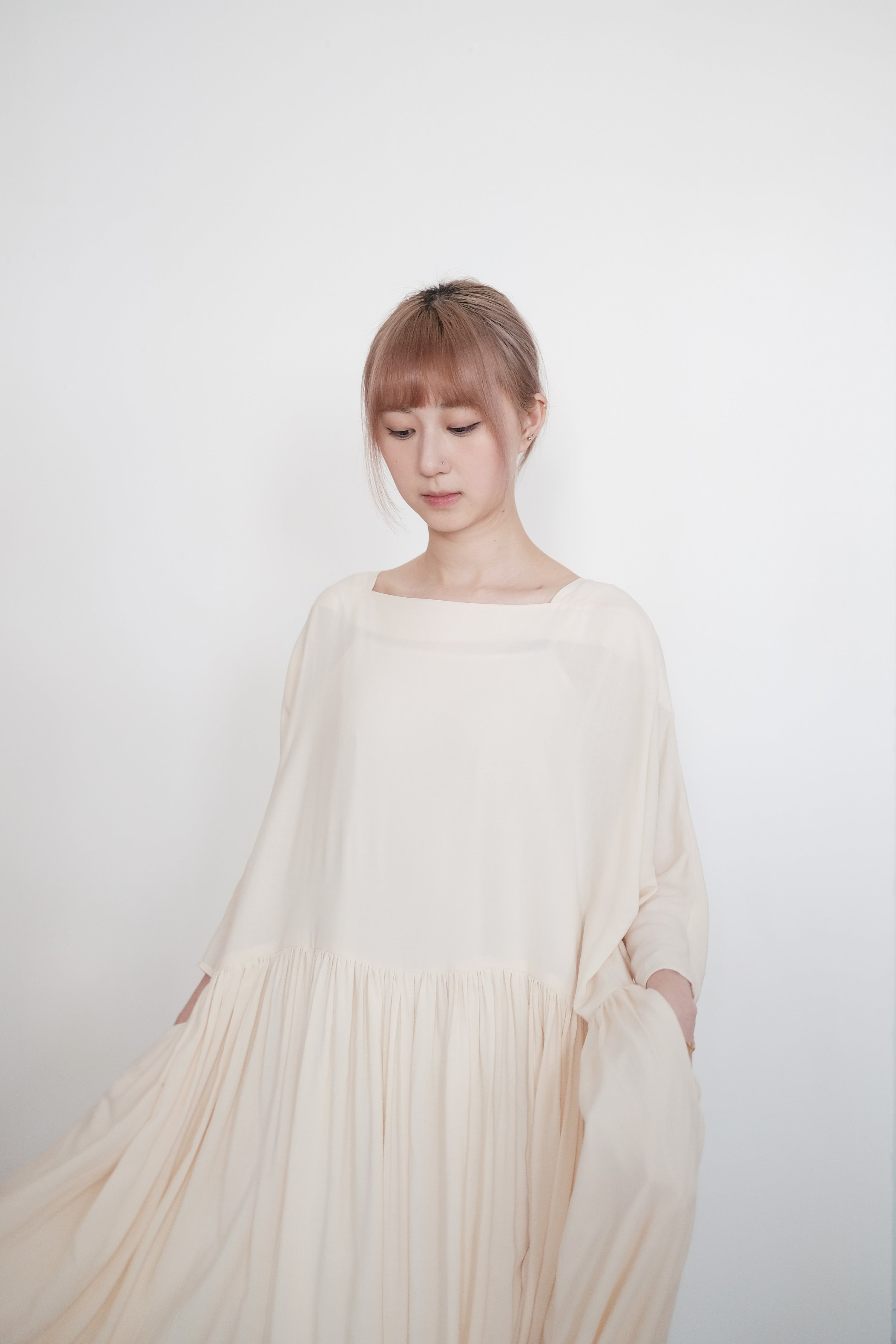 AMARA DRESS IN CREAM