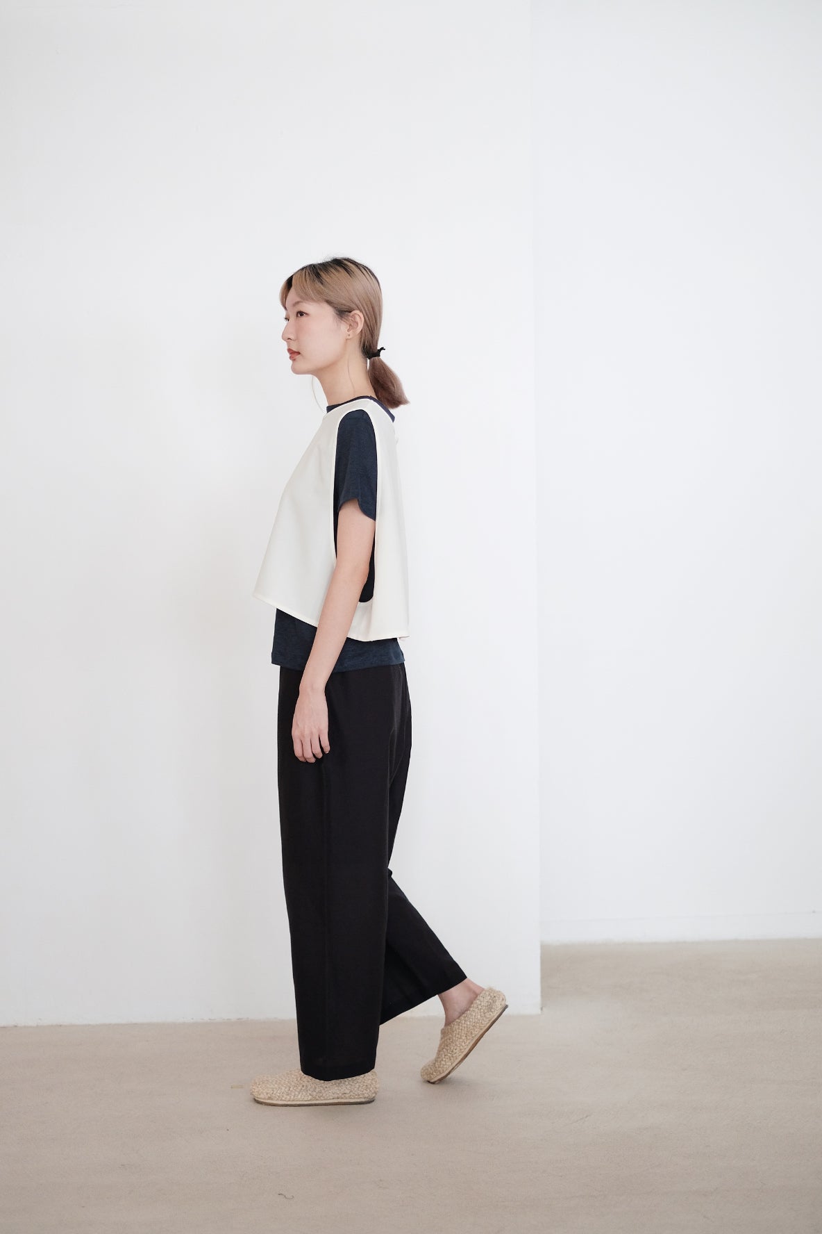 PHEDORA PANTS (NAVY) | 深寶藍色極簡長褲