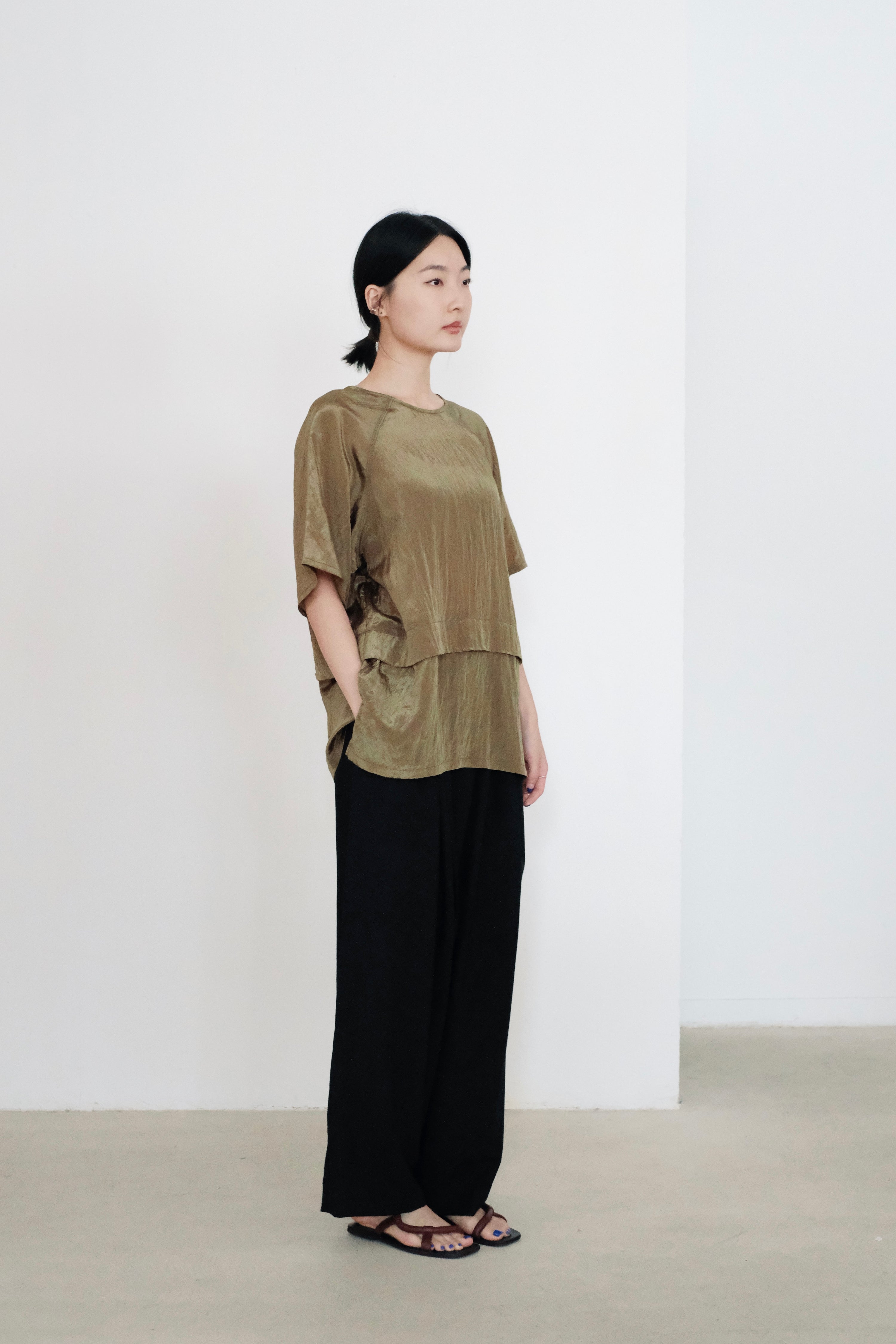 SAMARA BLOUSE (OLIVE)