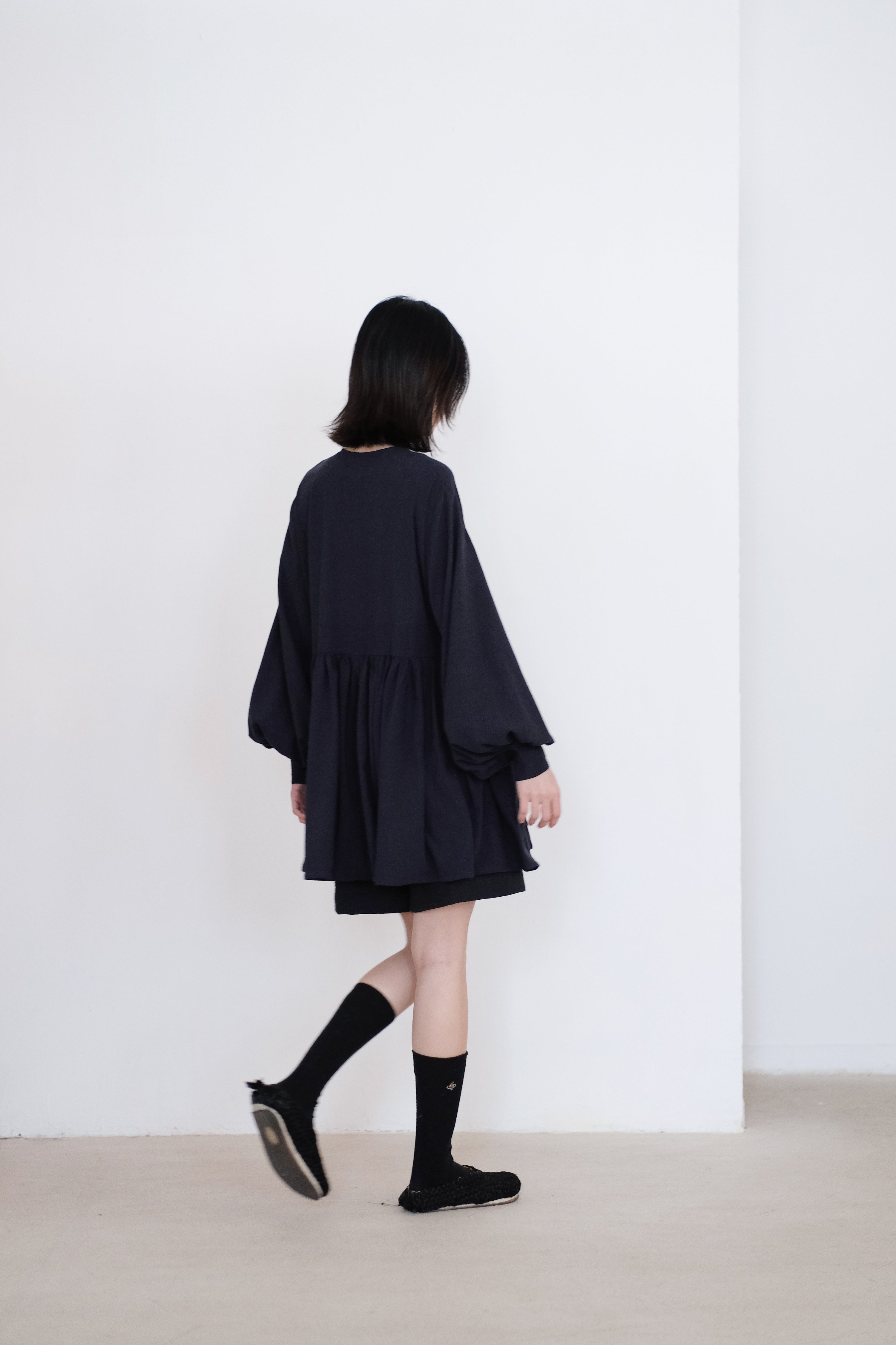 KASLEY BLOUSE (NAVY)