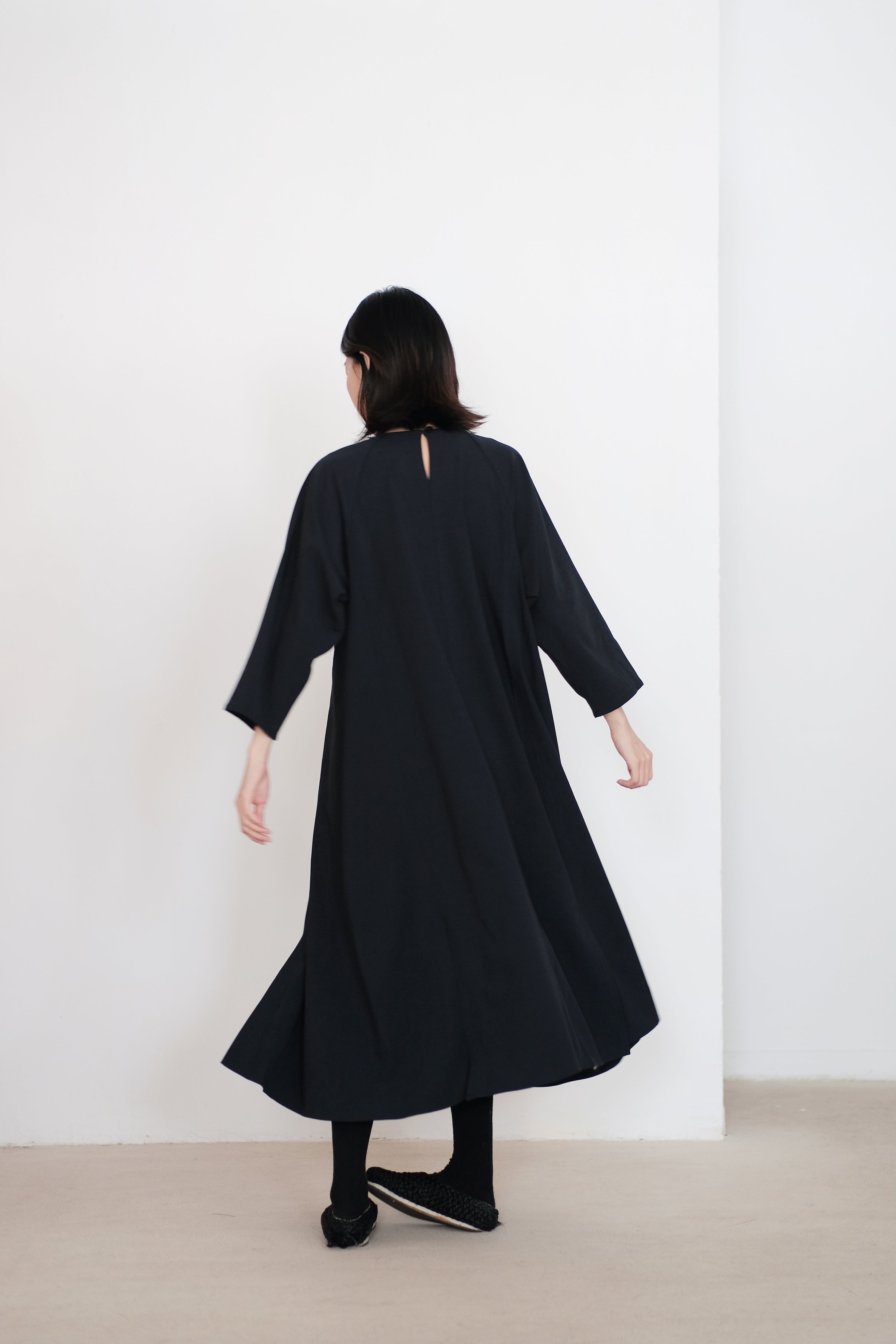 KOU DRESS (NAVY)