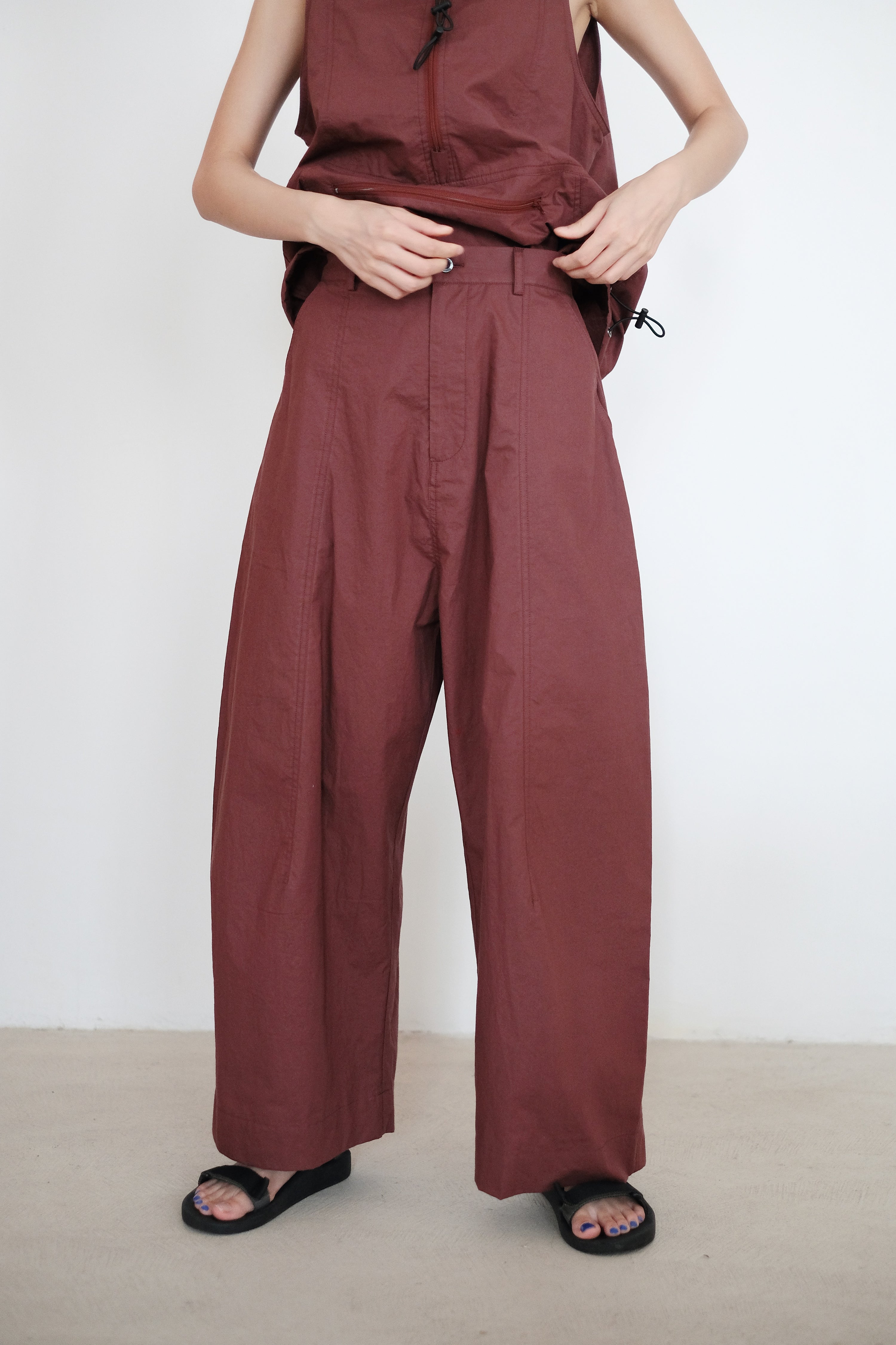 BLAKELY PANT (BURGUNDY)