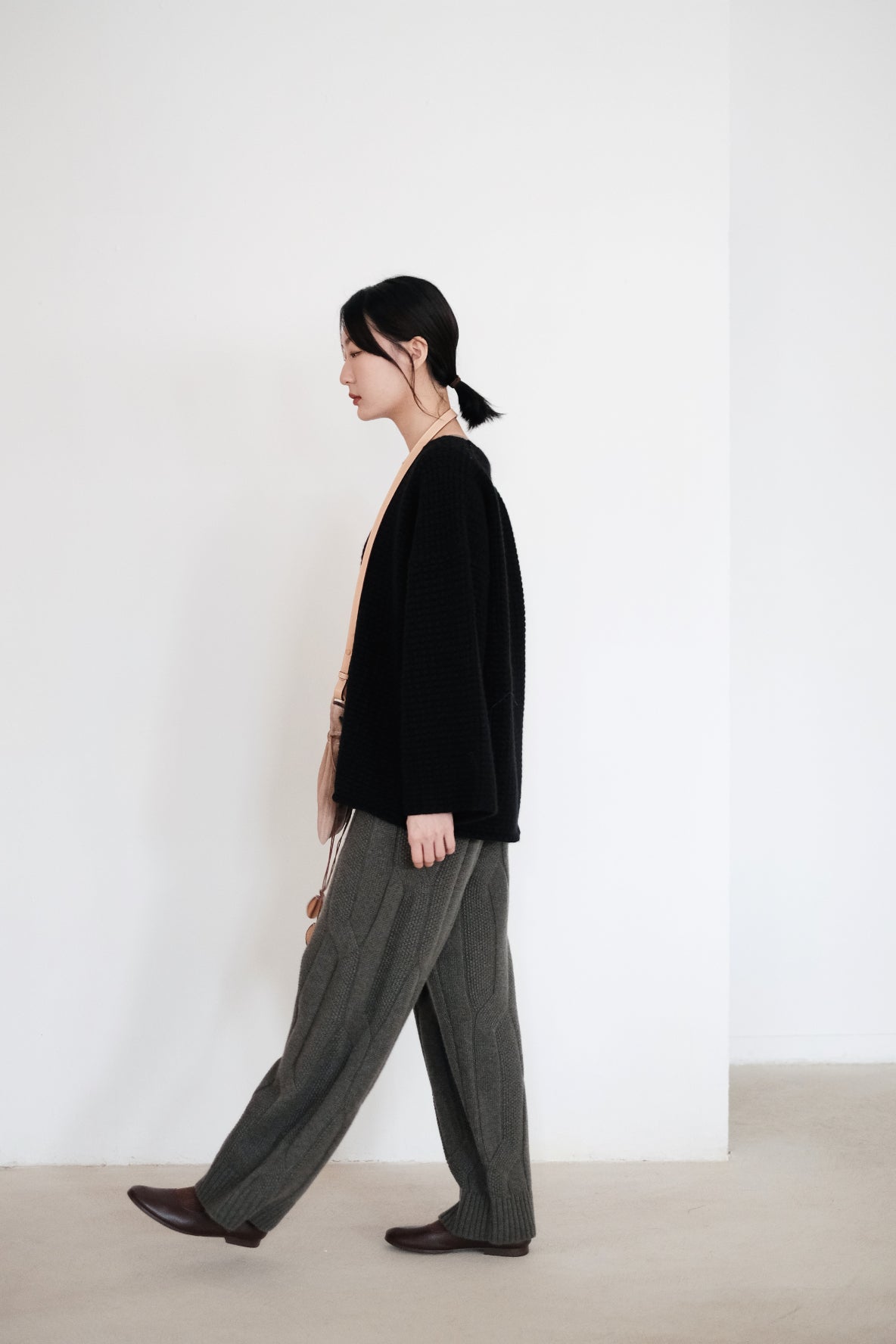 MYA PANT IN CASHMERE (DARK SAGE)